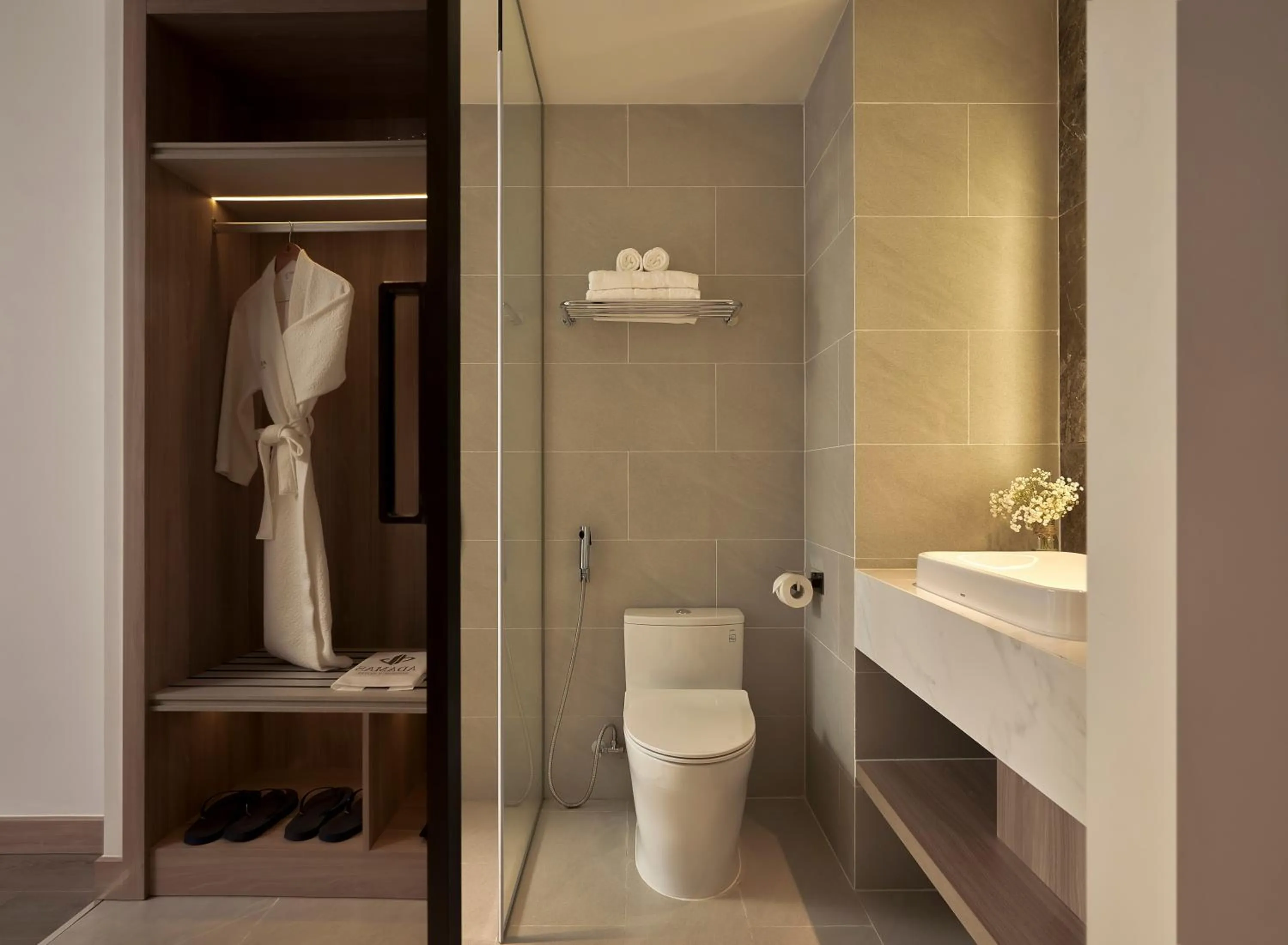 Shower in Adamas Boutique Hotel Nha Trang