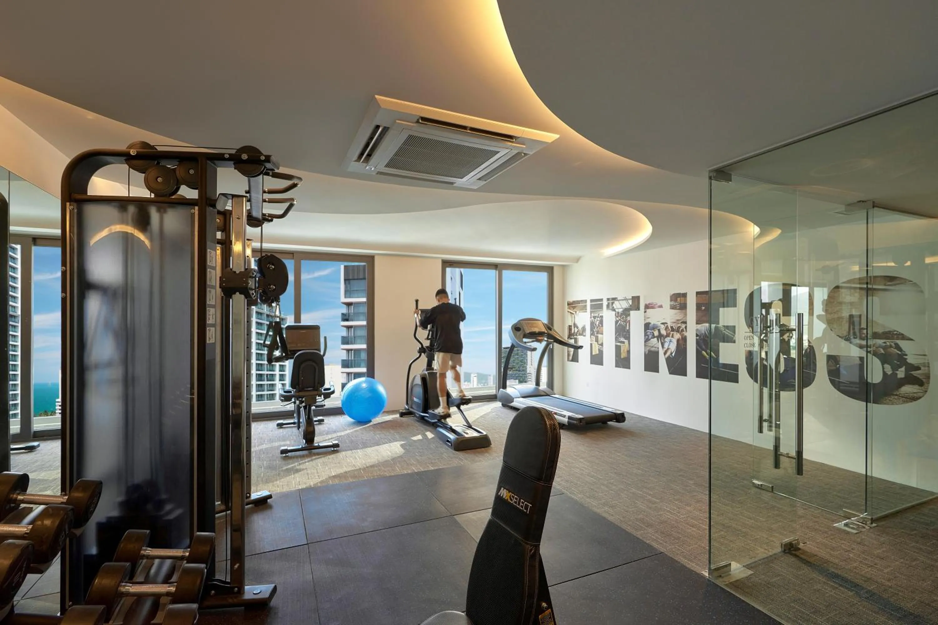 Fitness centre/facilities in Adamas Boutique Hotel Nha Trang