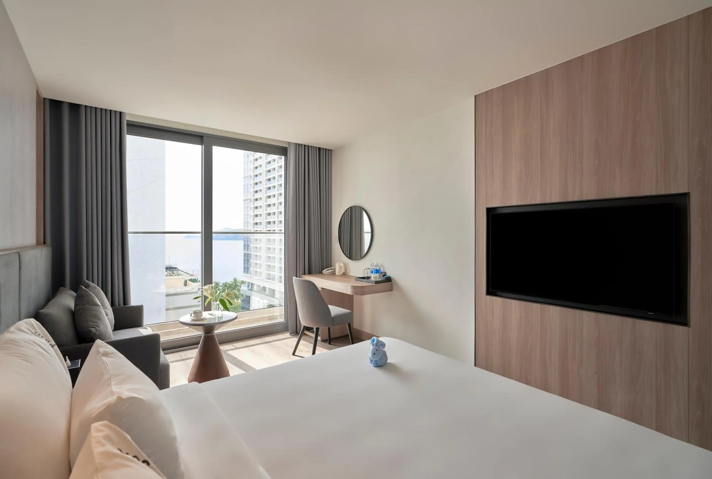 Bed in Adamas Boutique Hotel Nha Trang