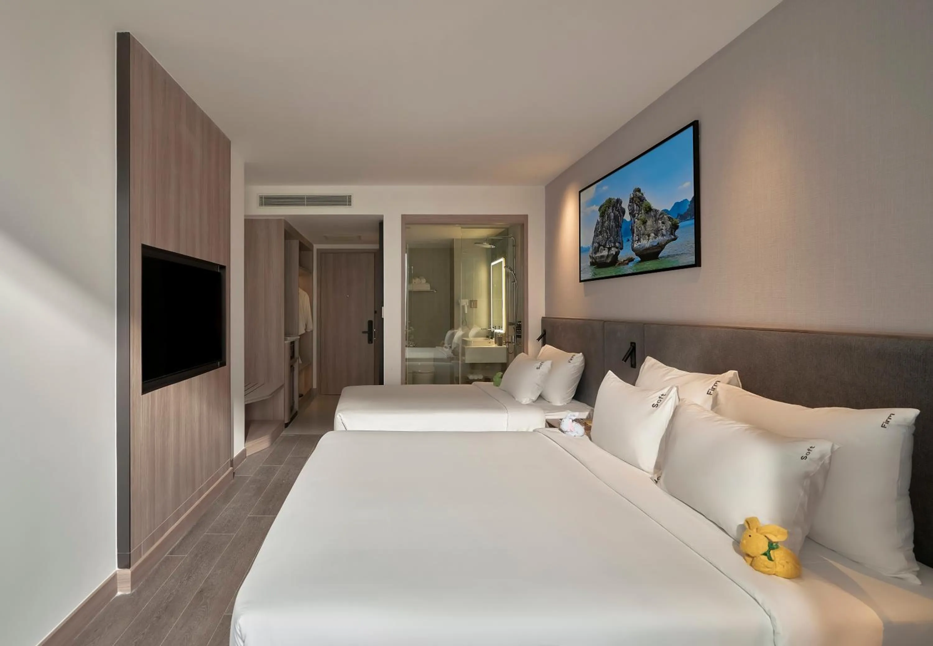 Bed in Adamas Boutique Hotel Nha Trang
