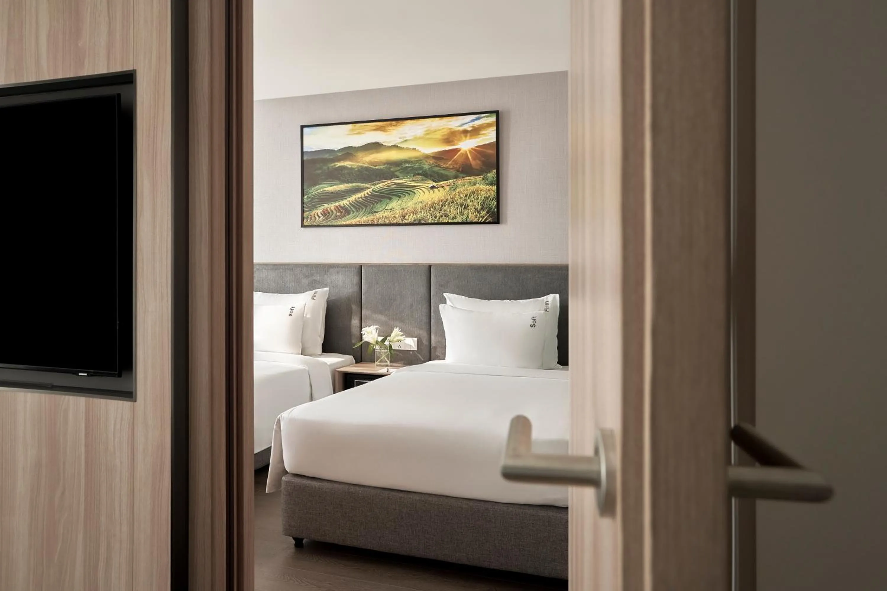 Bed in Adamas Boutique Hotel Nha Trang