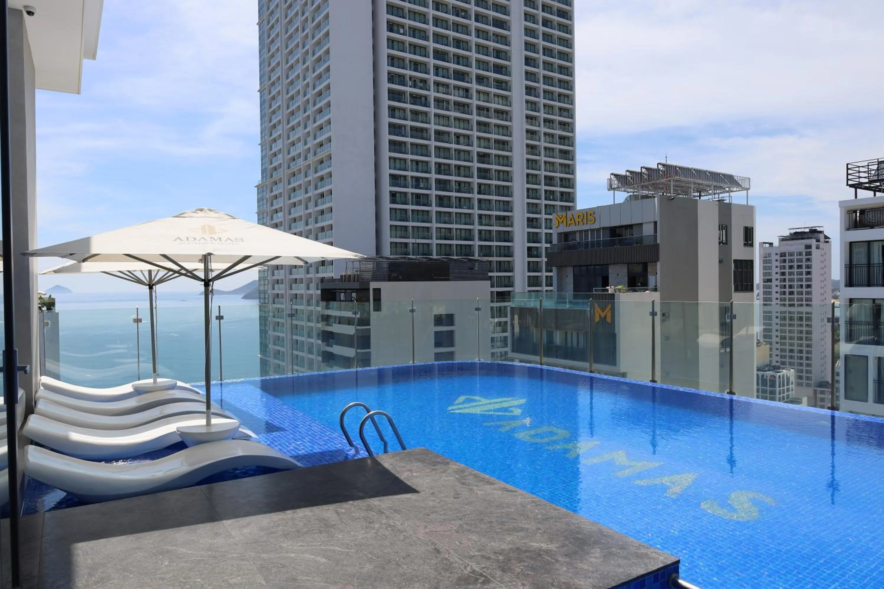 Swimming pool in Adamas Boutique Hotel Nha Trang
