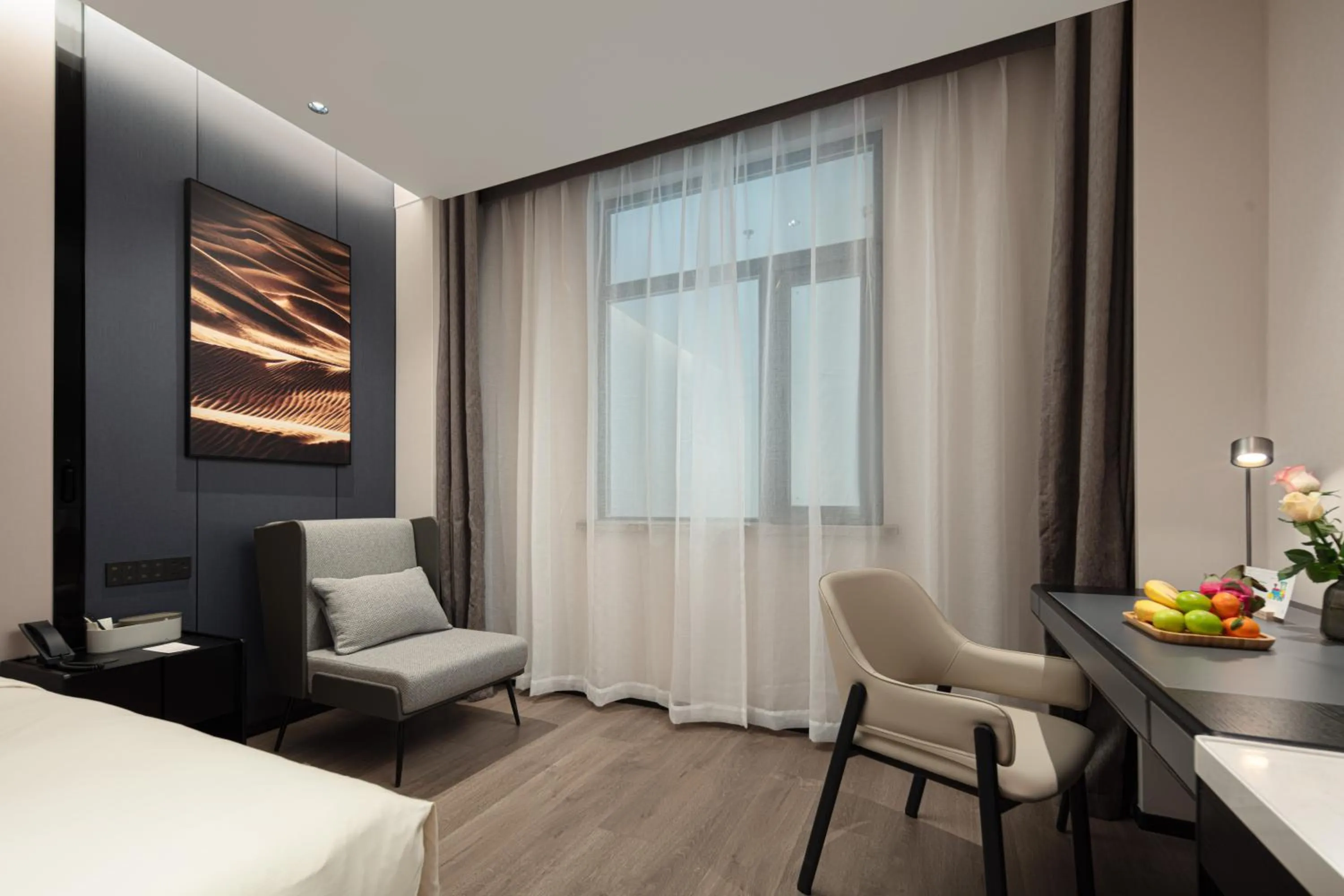 Bed in Atour Hotel Shanghai South Station Shilong Road