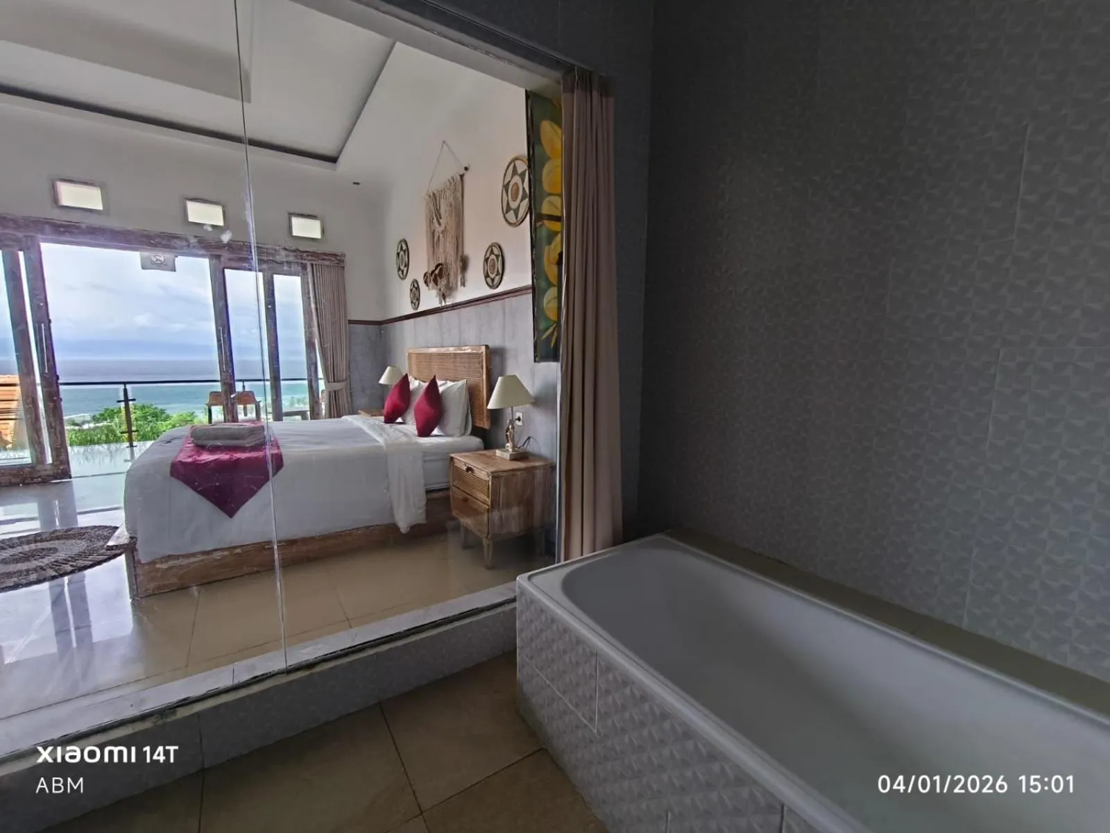 Bathroom, Bed in Darya Ocean Resort