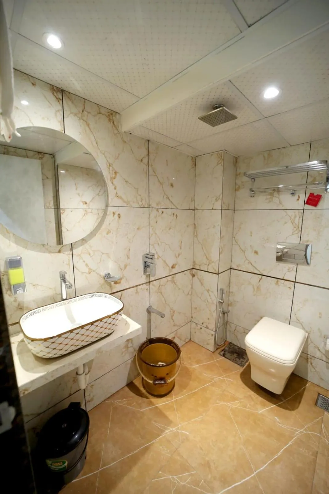 Bathroom in N.M. Hotel