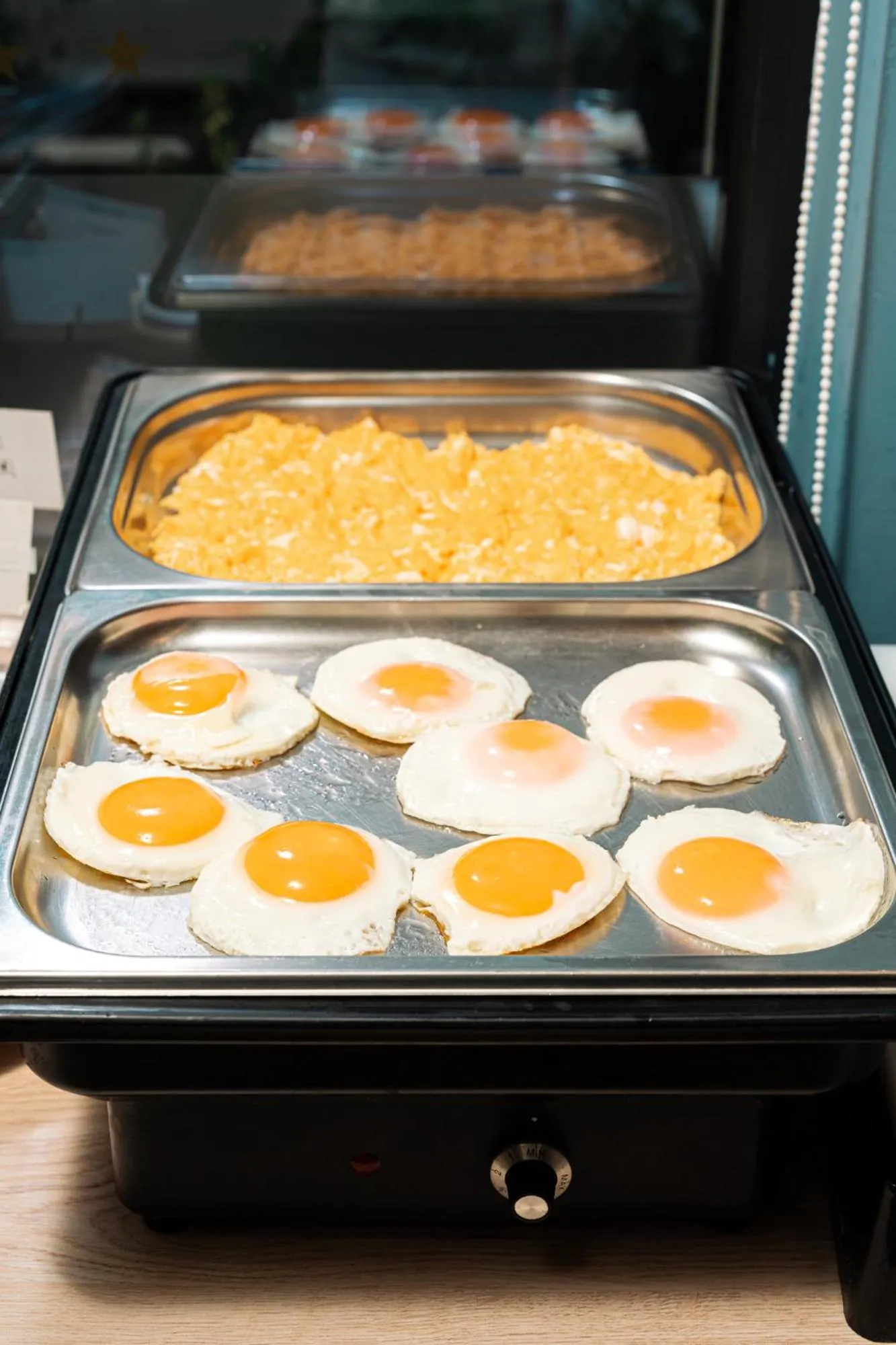 Buffet breakfast in Invictus Hotel