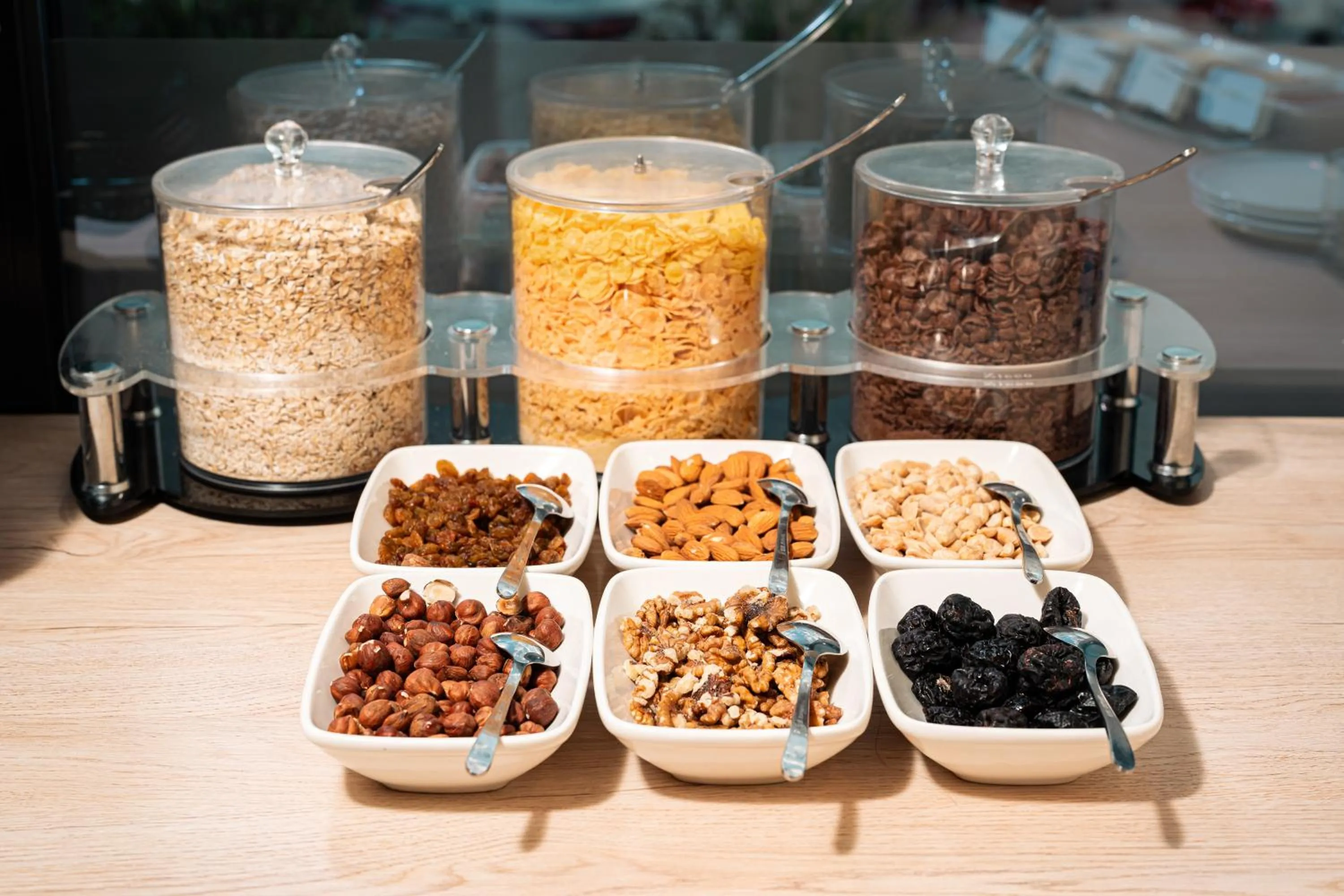 Buffet breakfast in Invictus Hotel