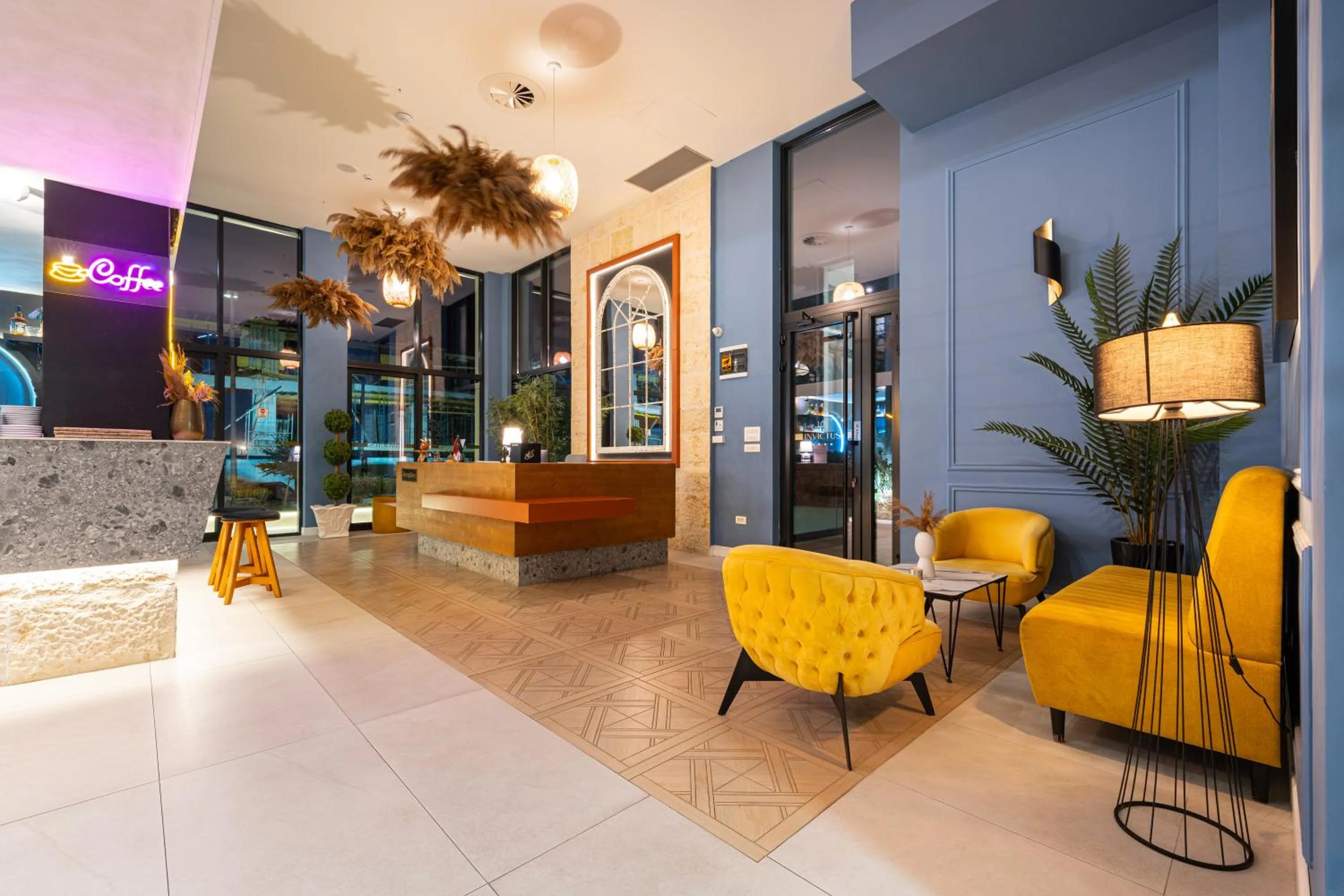 Lobby or reception in Invictus Hotel