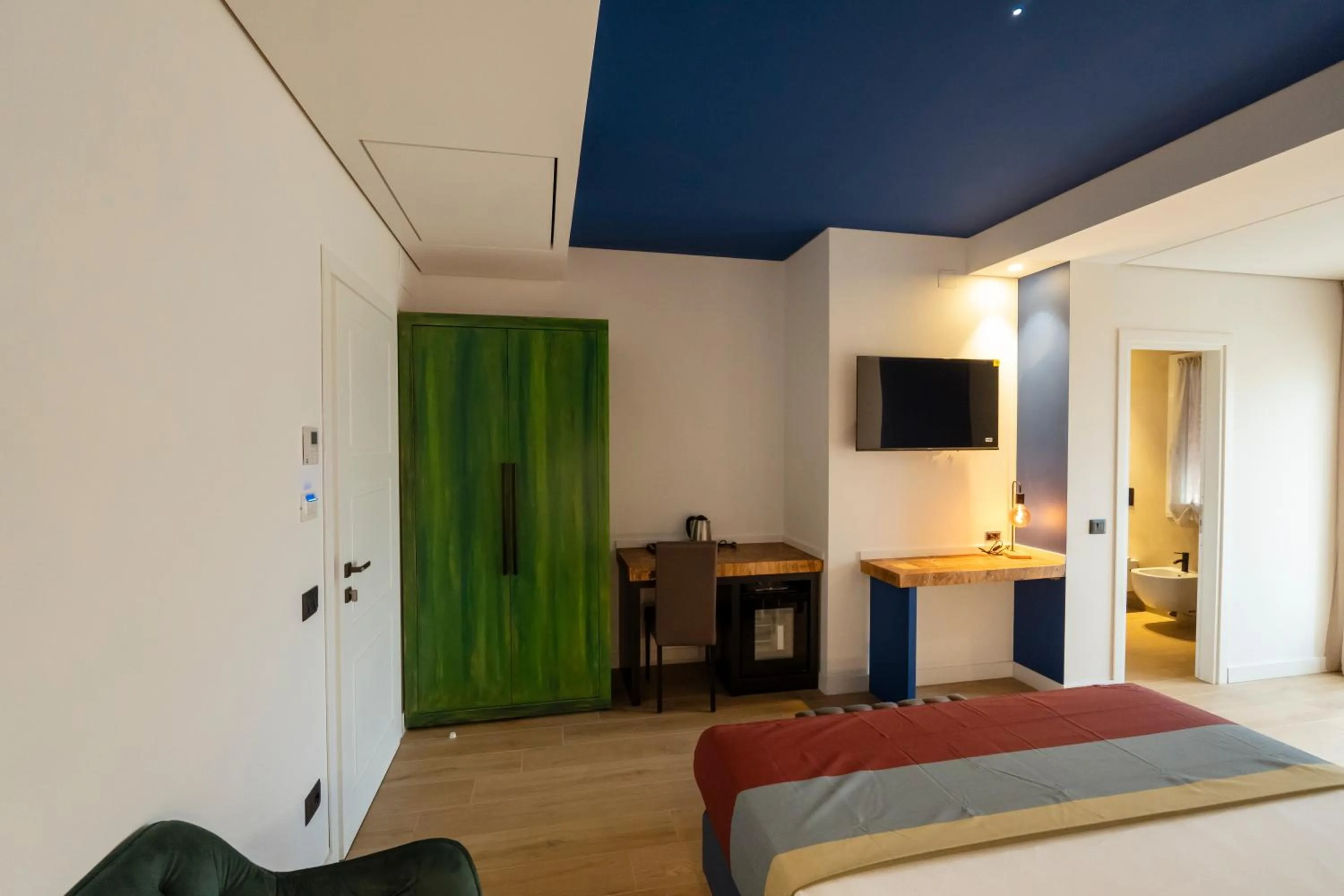 Bedroom, Bed in Hotel Ristorante Le Rose