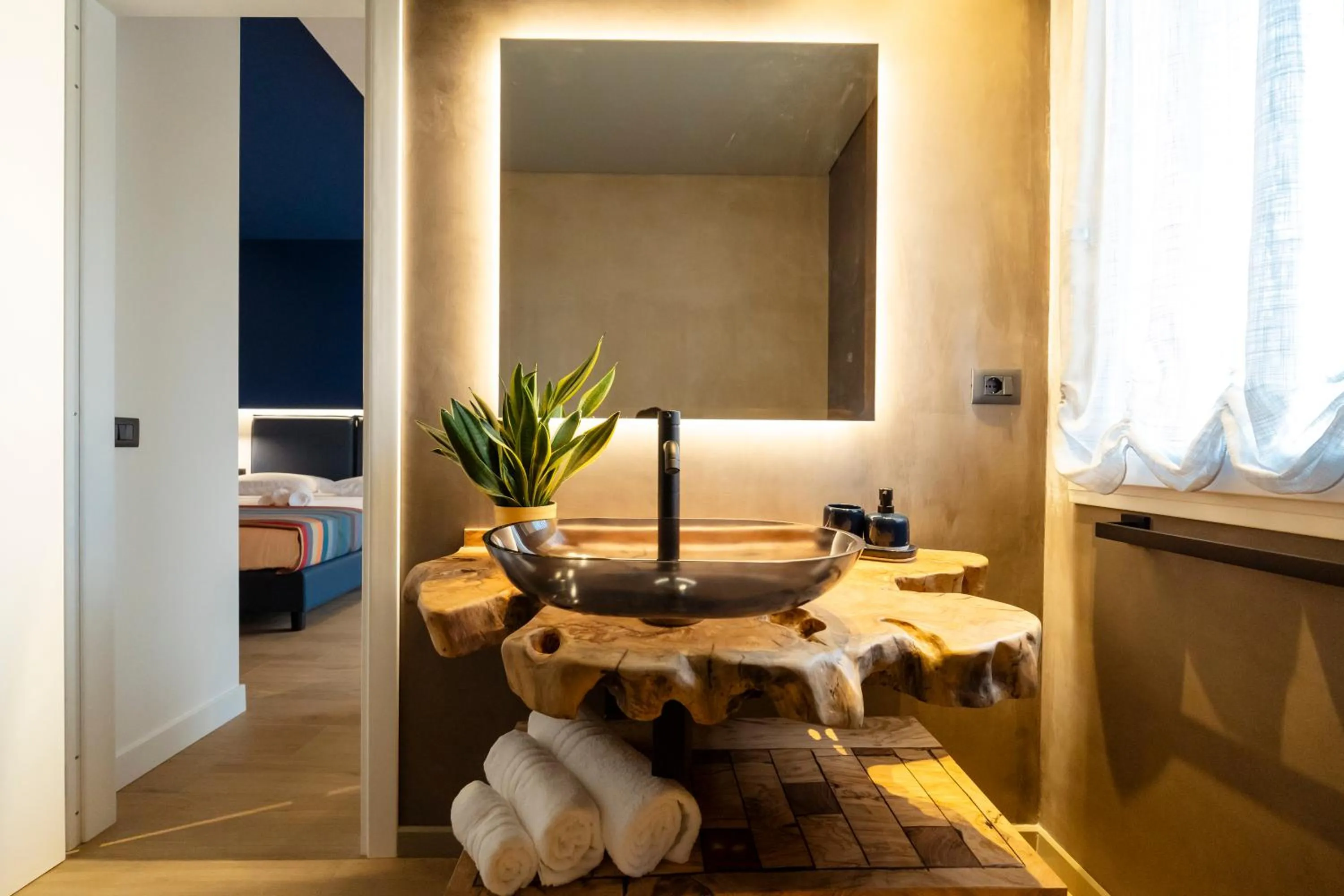 Bathroom in Hotel Ristorante Le Rose