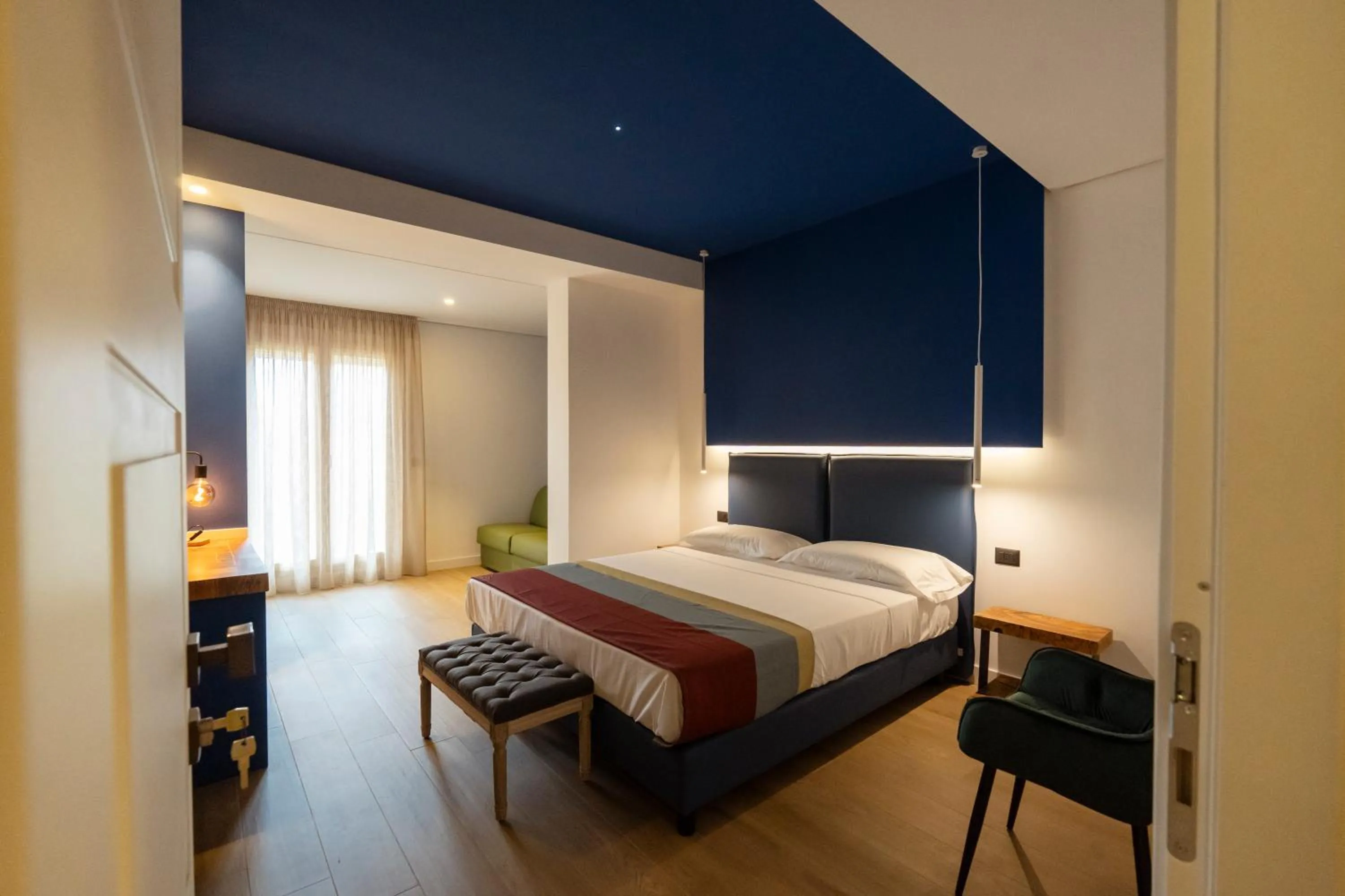 Bedroom, Bed in Hotel Ristorante Le Rose