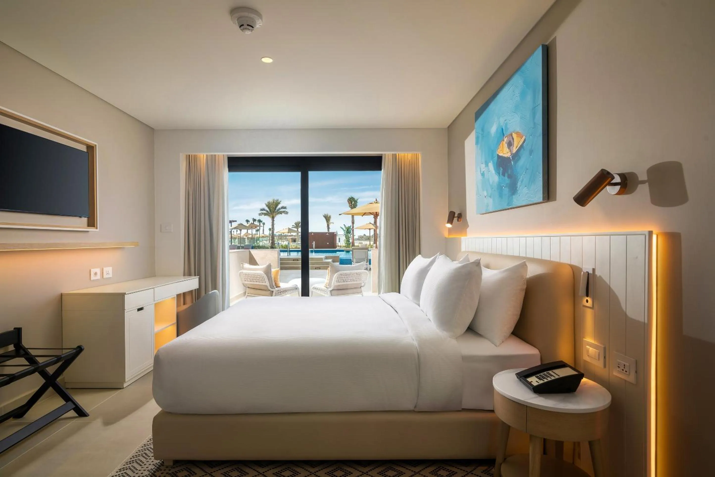 Bed in Palma Bay Rotana Resort - New Alamein