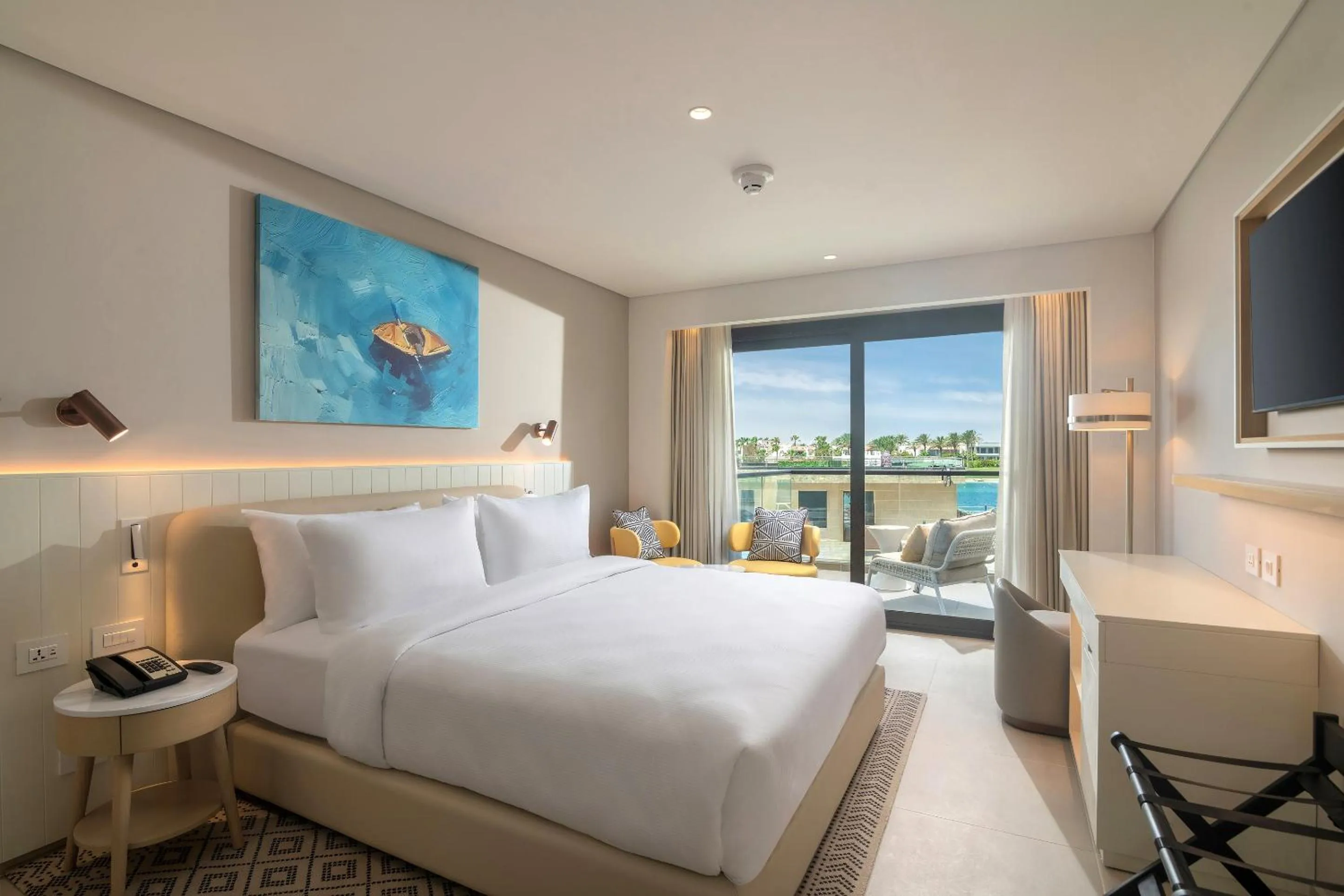 Bedroom, Bed in Palma Bay Rotana Resort - New Alamein