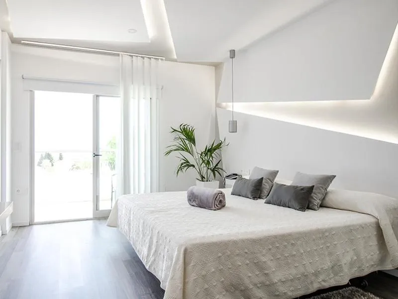 Bedroom, Bed in Hotel Sun Palace Albir & Spa