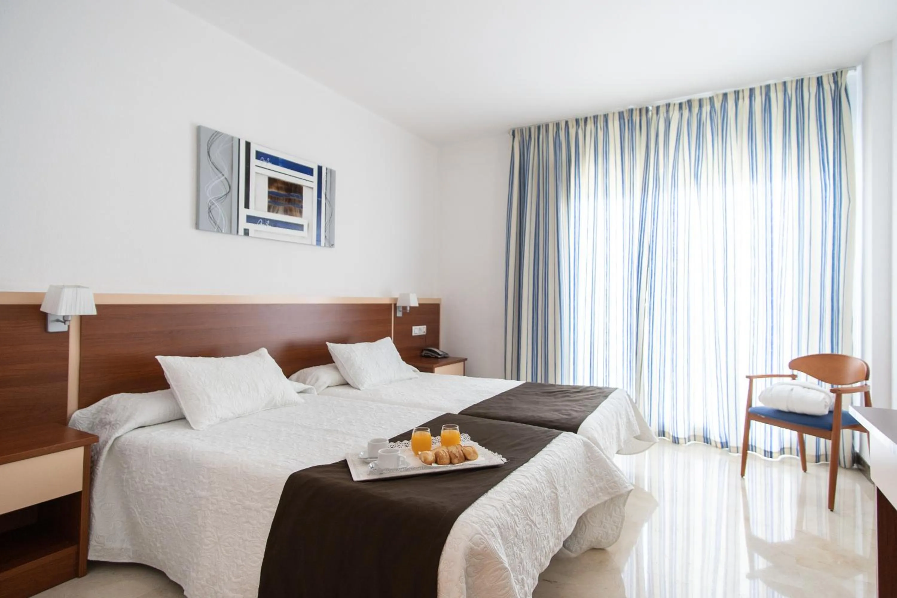 Bed in Hotel Sun Palace Albir & Spa