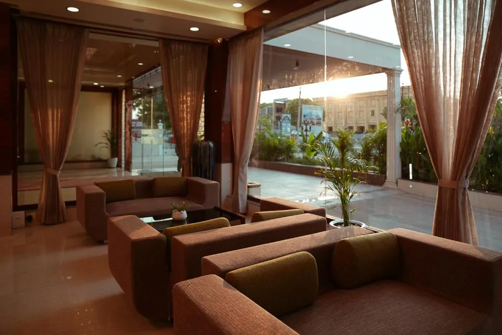 Lobby or reception in Ramee The Srinivas Palace