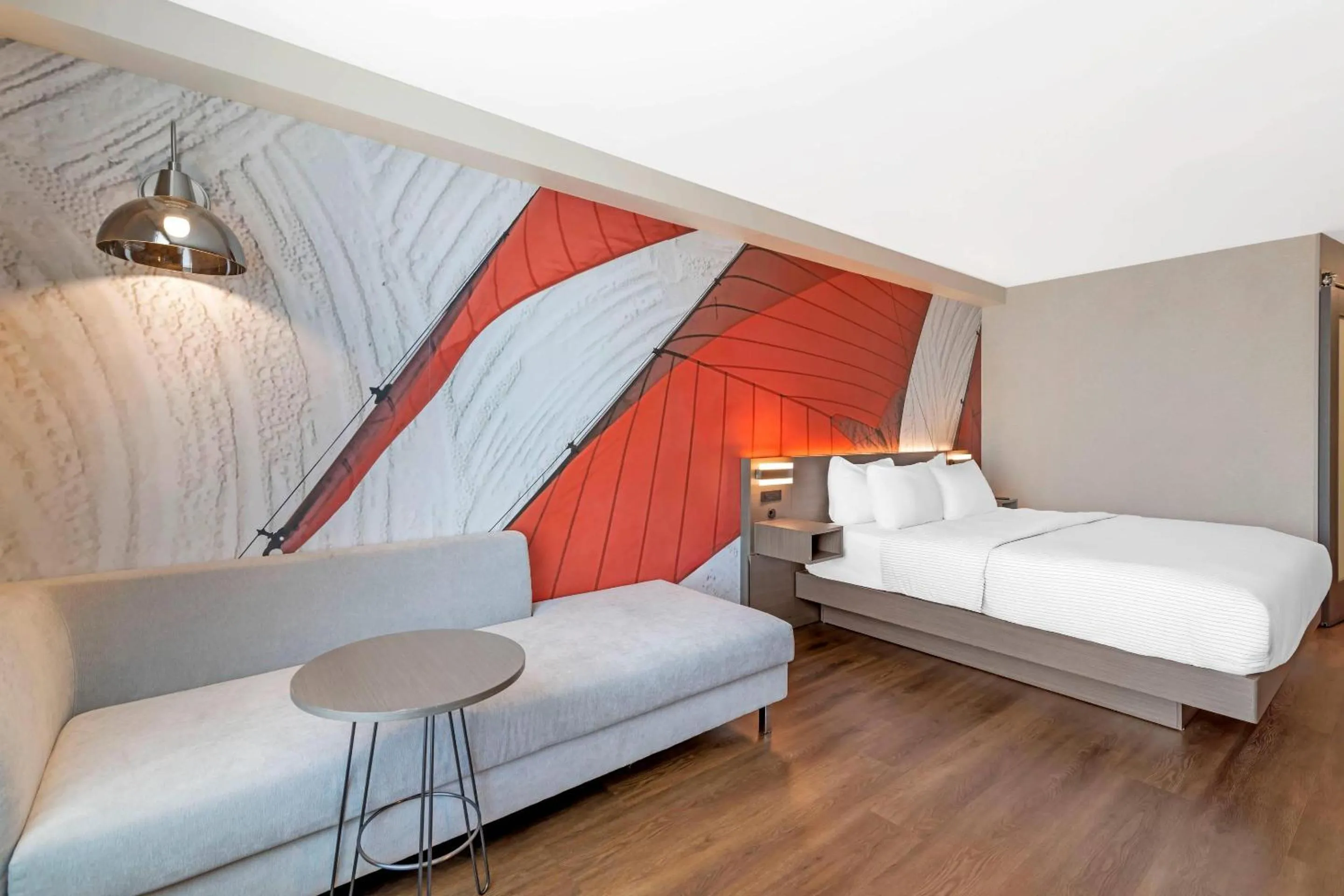 Bedroom, Bed in Cambria Hotel & Suites Plymouth