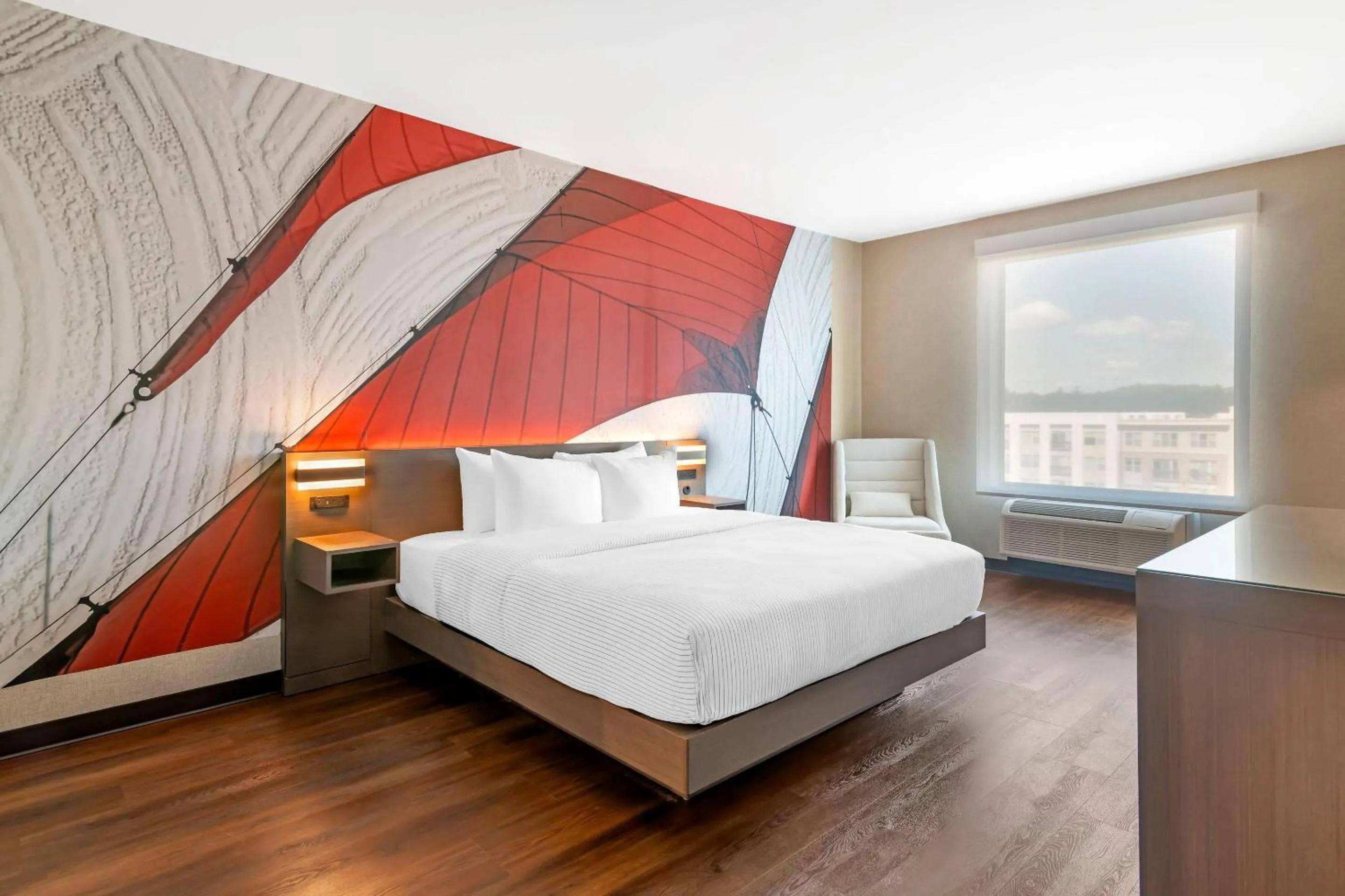 Bedroom, Bed in Cambria Hotel & Suites Plymouth