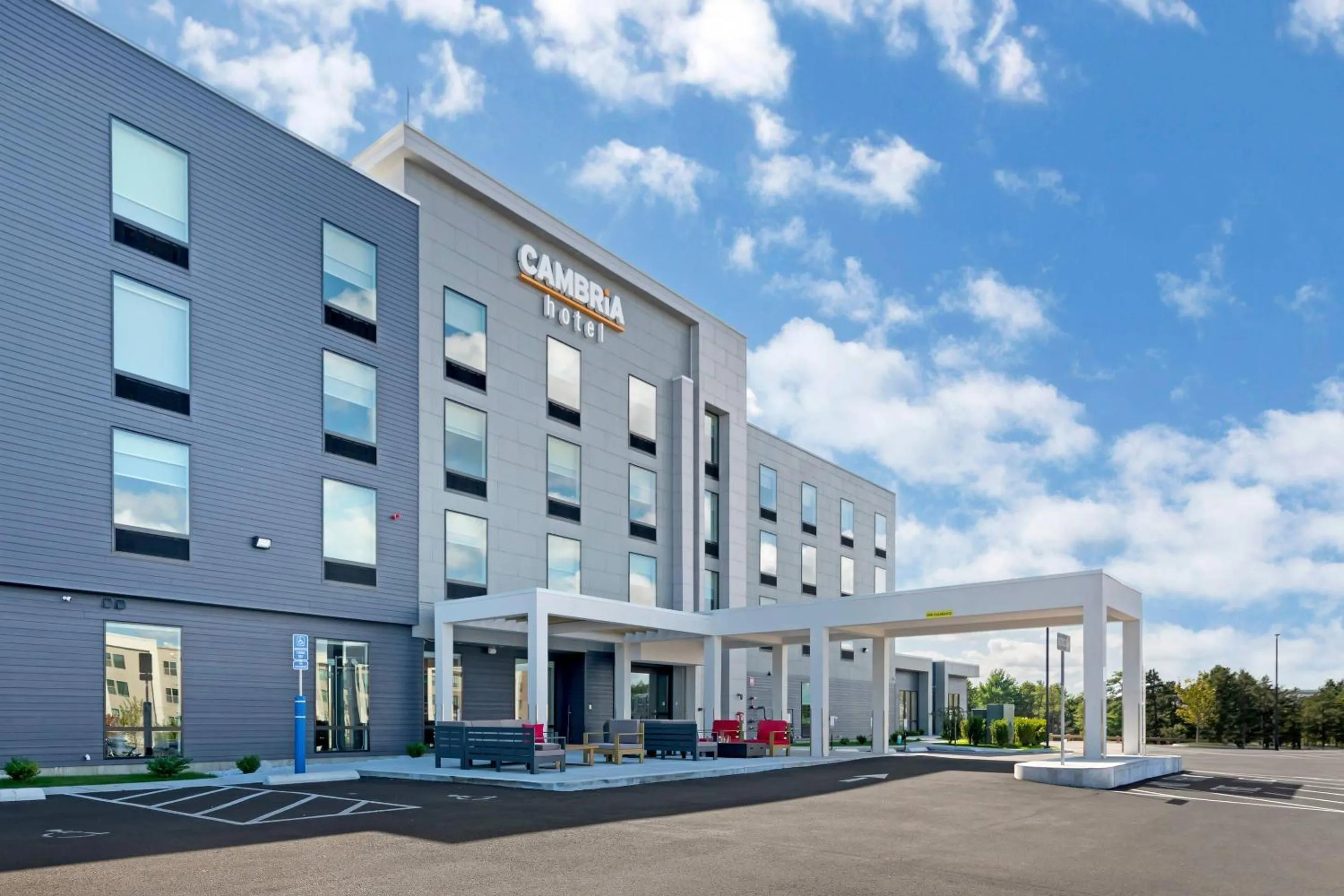 Property building in Cambria Hotel & Suites Plymouth