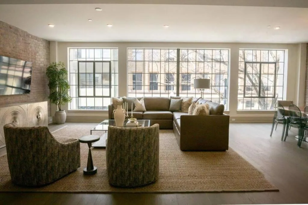 Living room in Harcol House