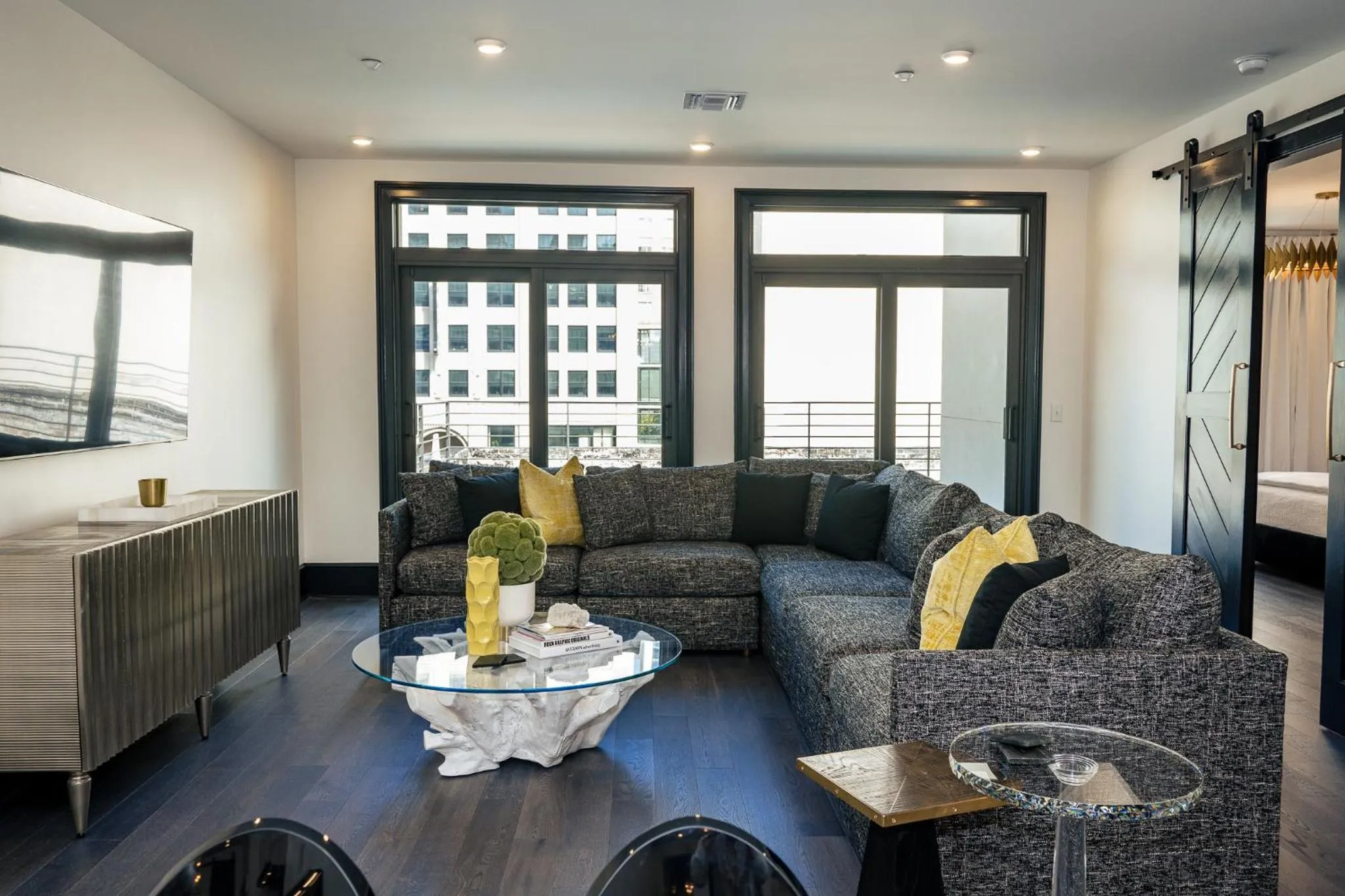 Living room in Harcol House