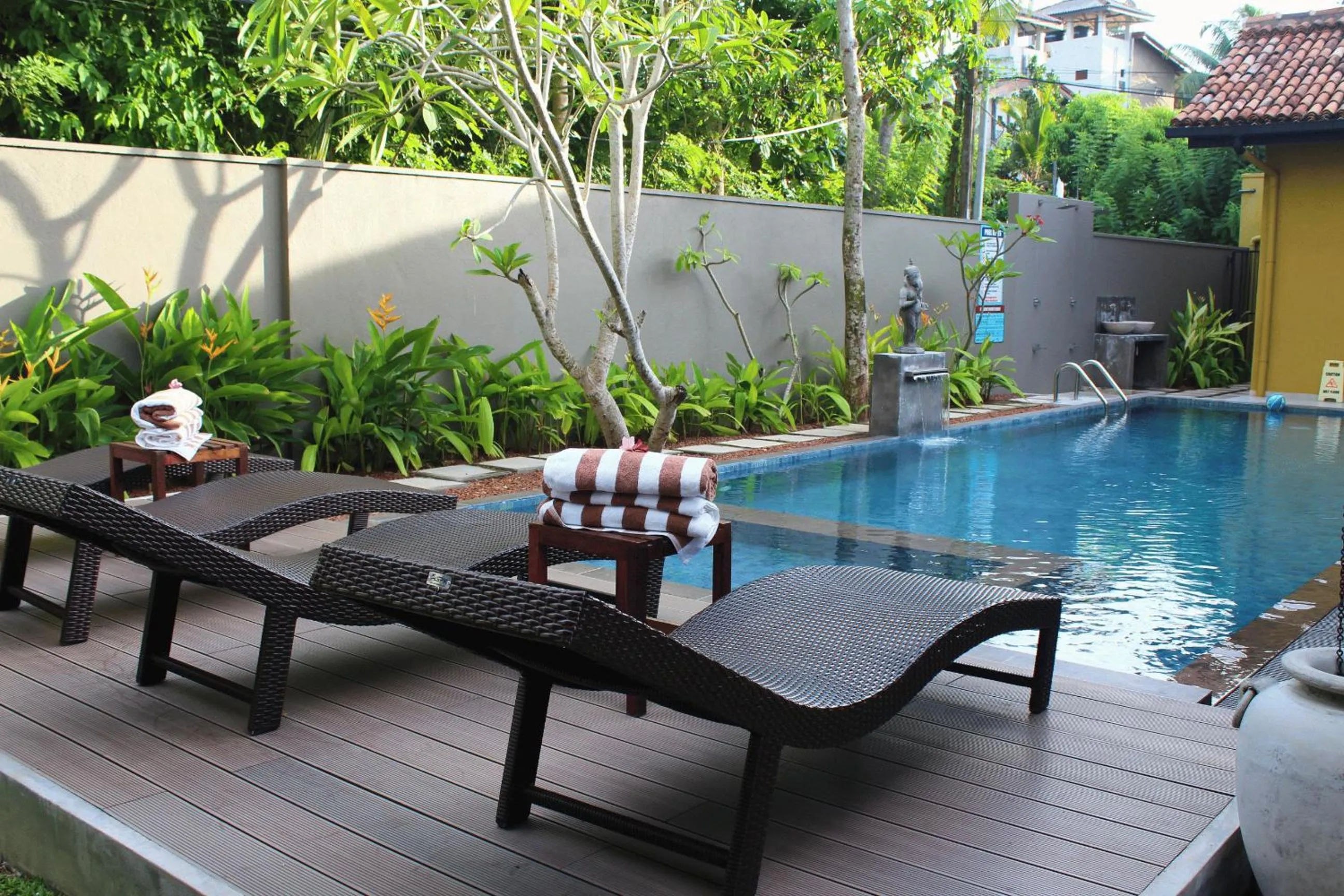 Pool view in The Chariot Hikkduwa Resort