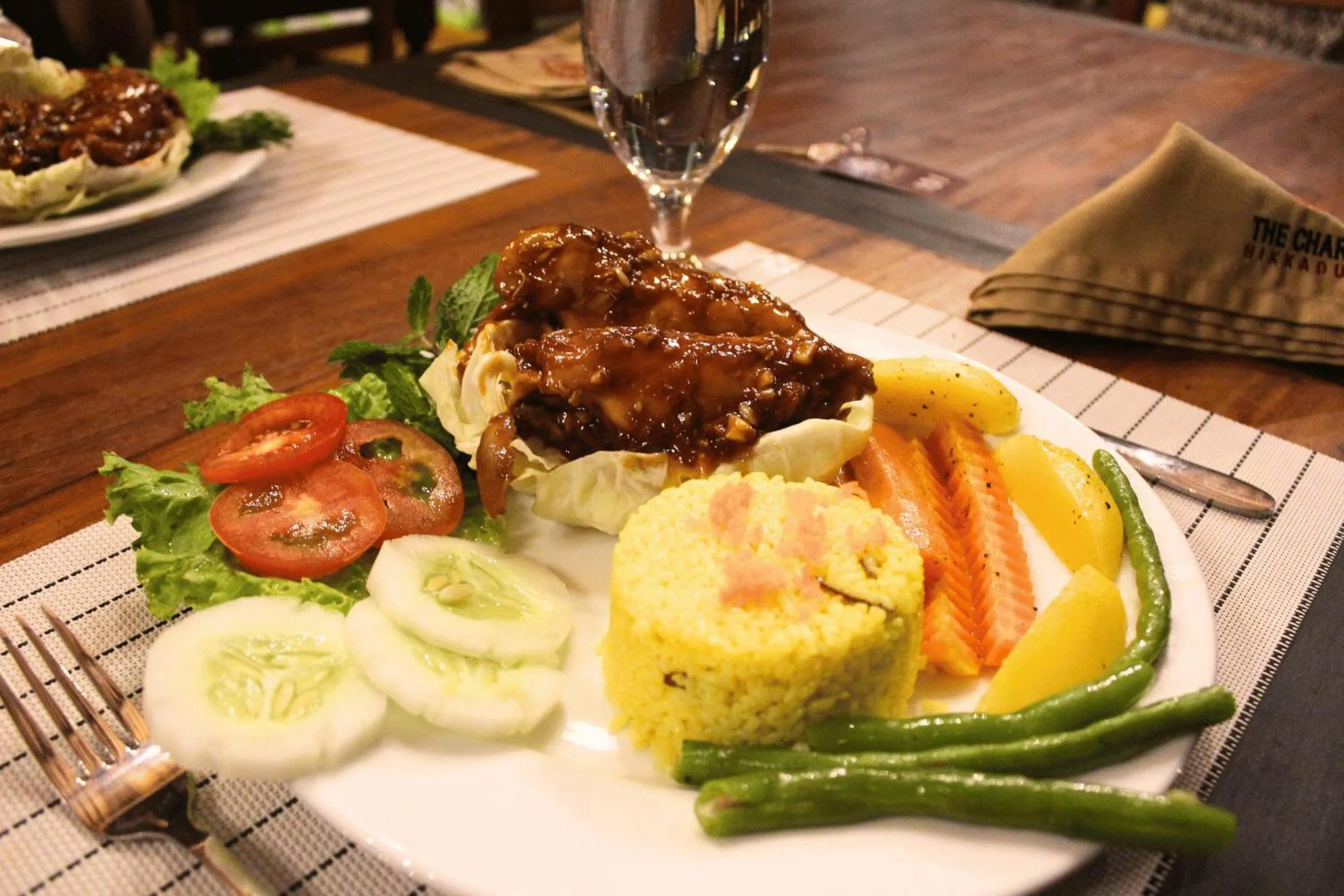 Food and drinks in The Chariot Hikkduwa Resort