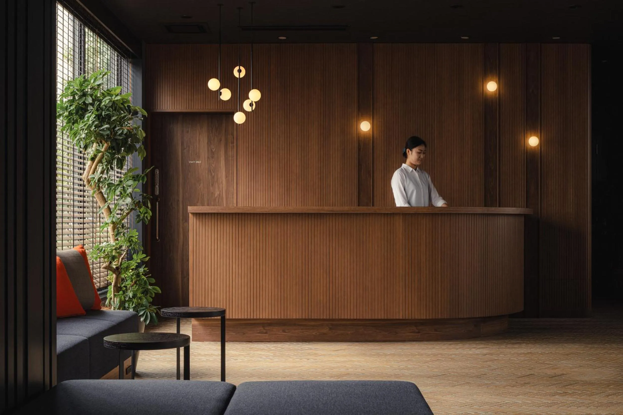 Lobby or reception in Nest Hotel Tokyo Yaesu