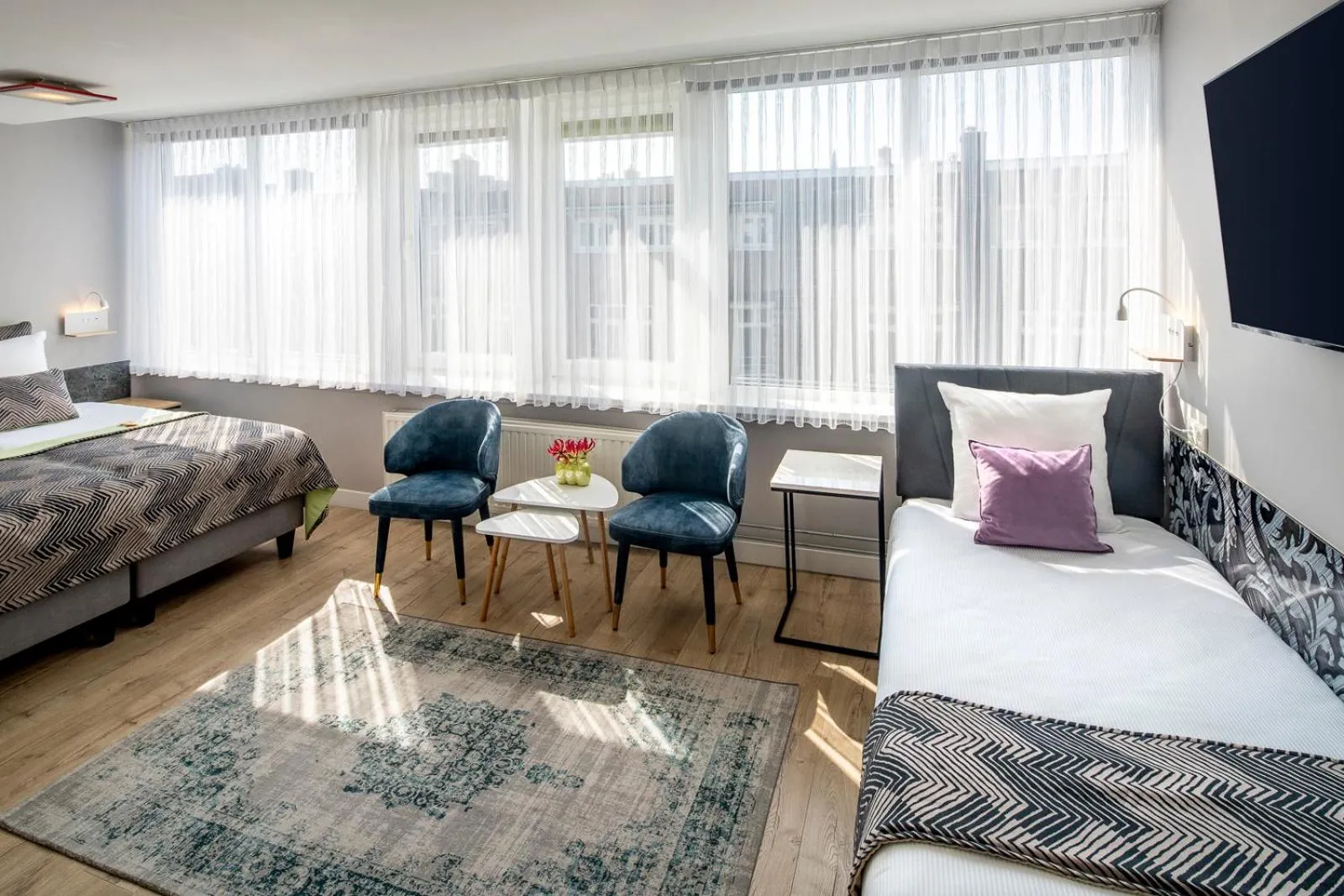 Bed in Jupiter Hotel