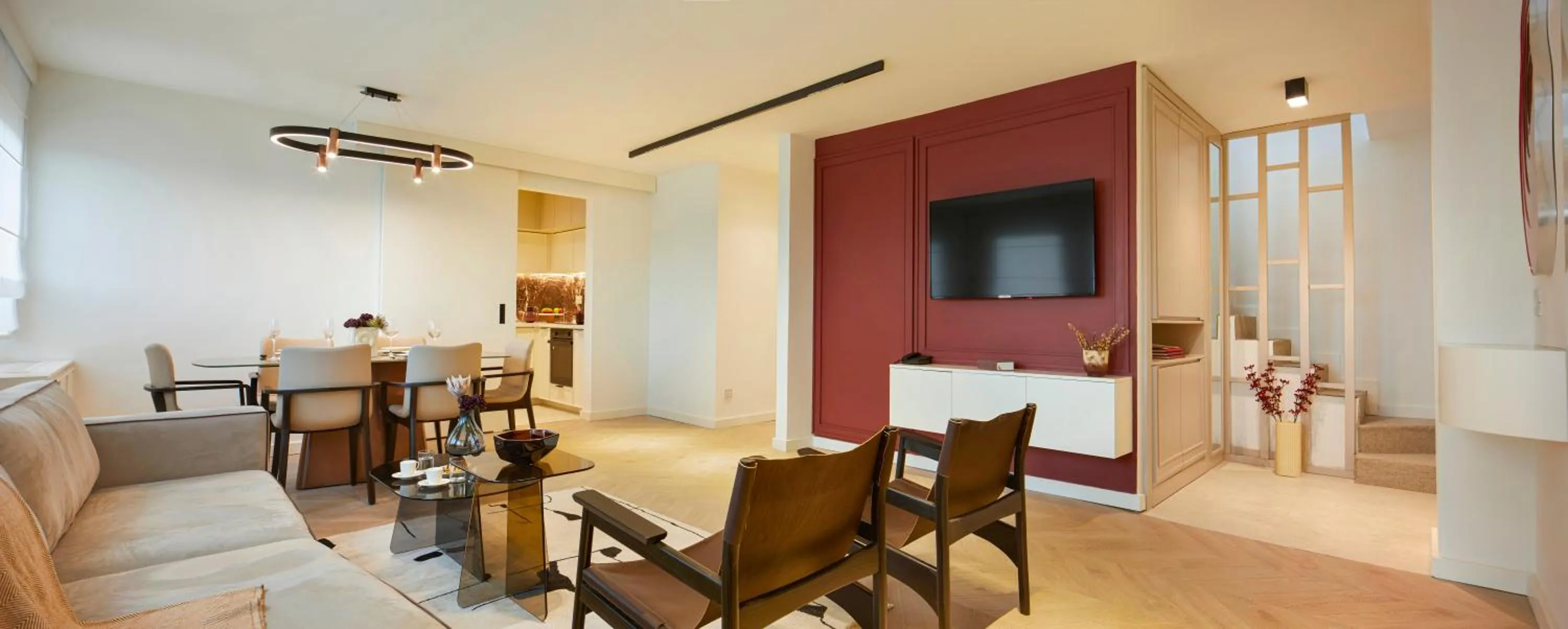 Seating area in G Residences Gayrettepe