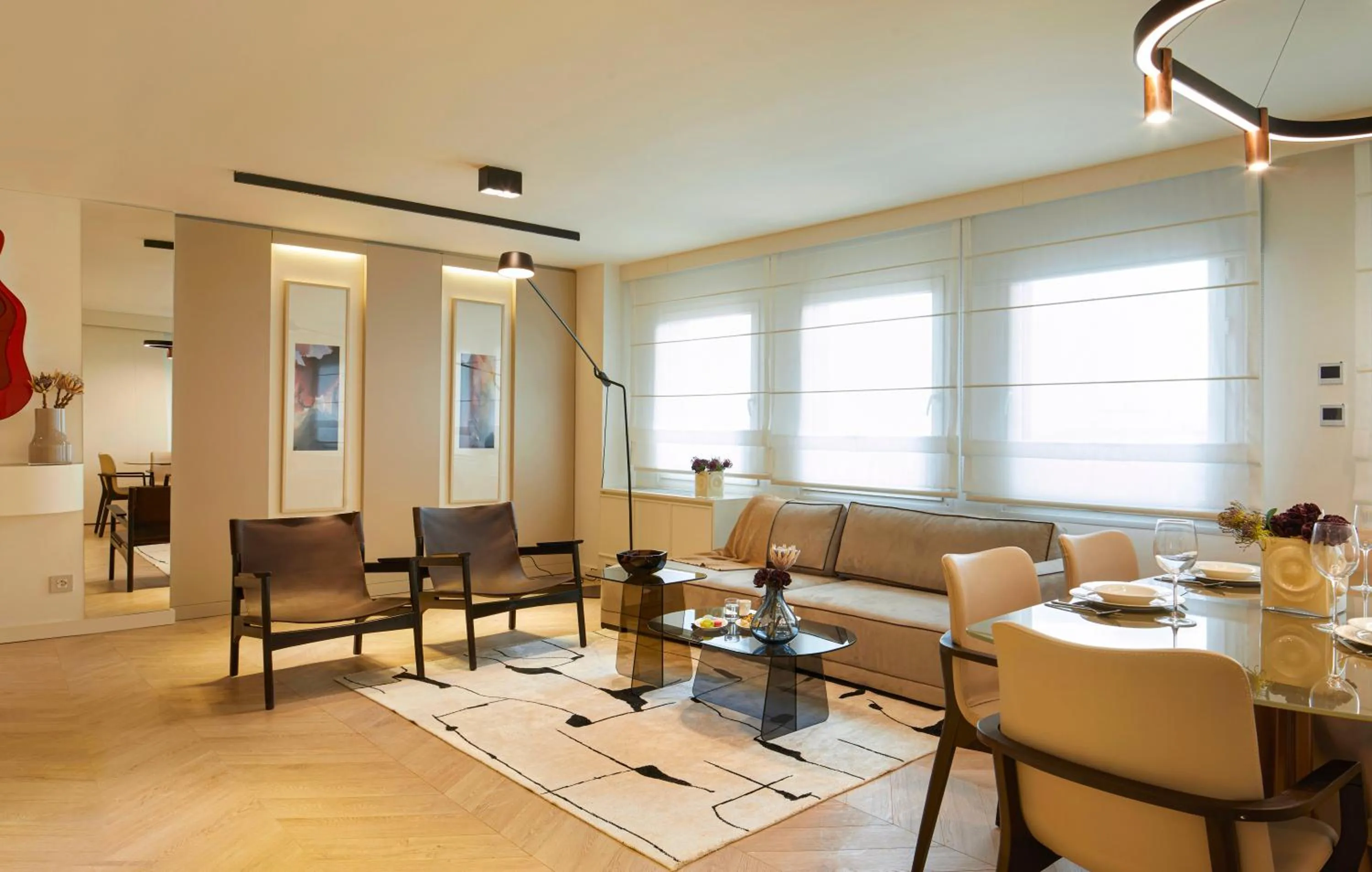 Seating area in G Residences Gayrettepe