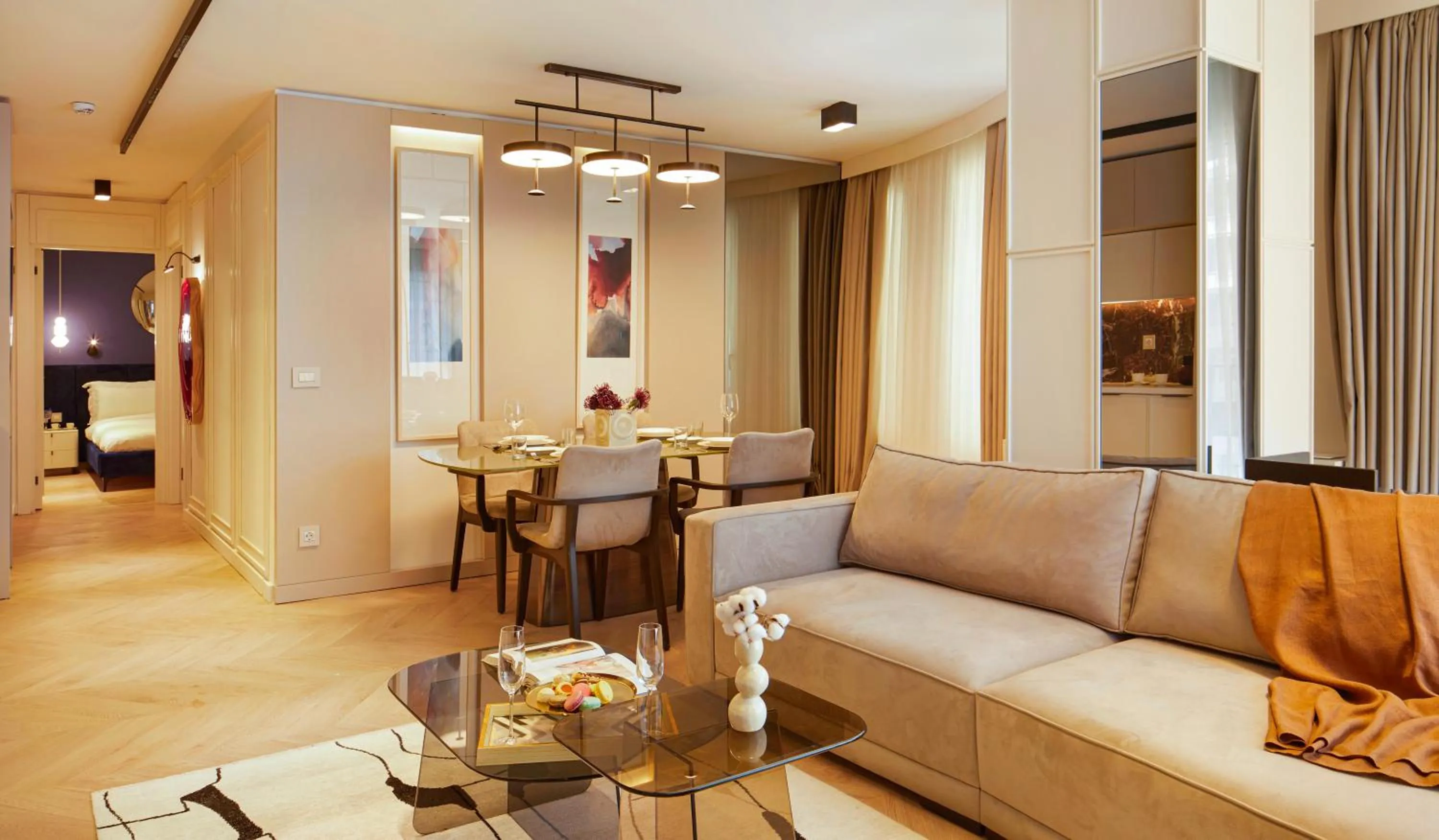 Living room in G Residences Gayrettepe