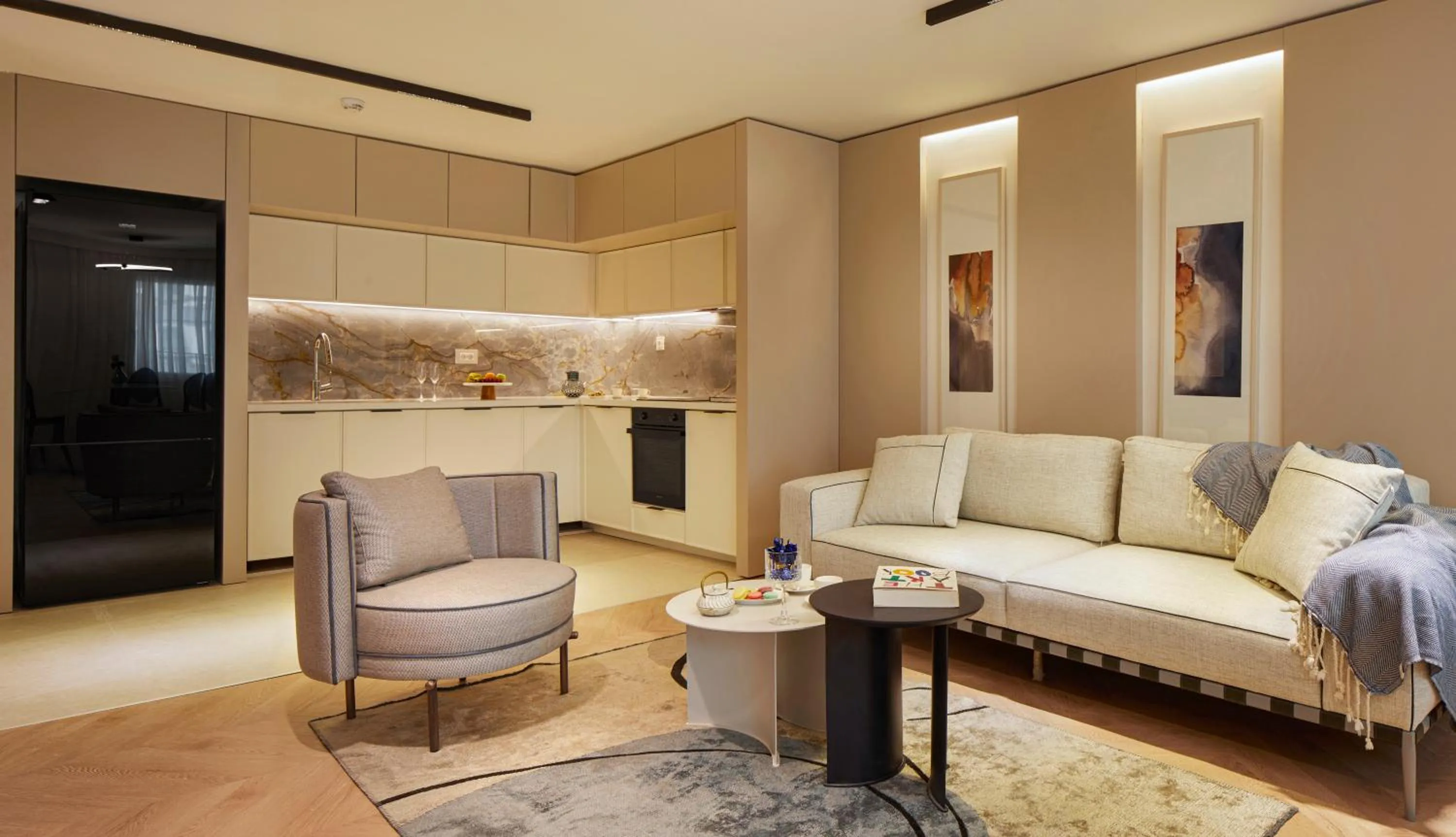 Living room in G Residences Gayrettepe