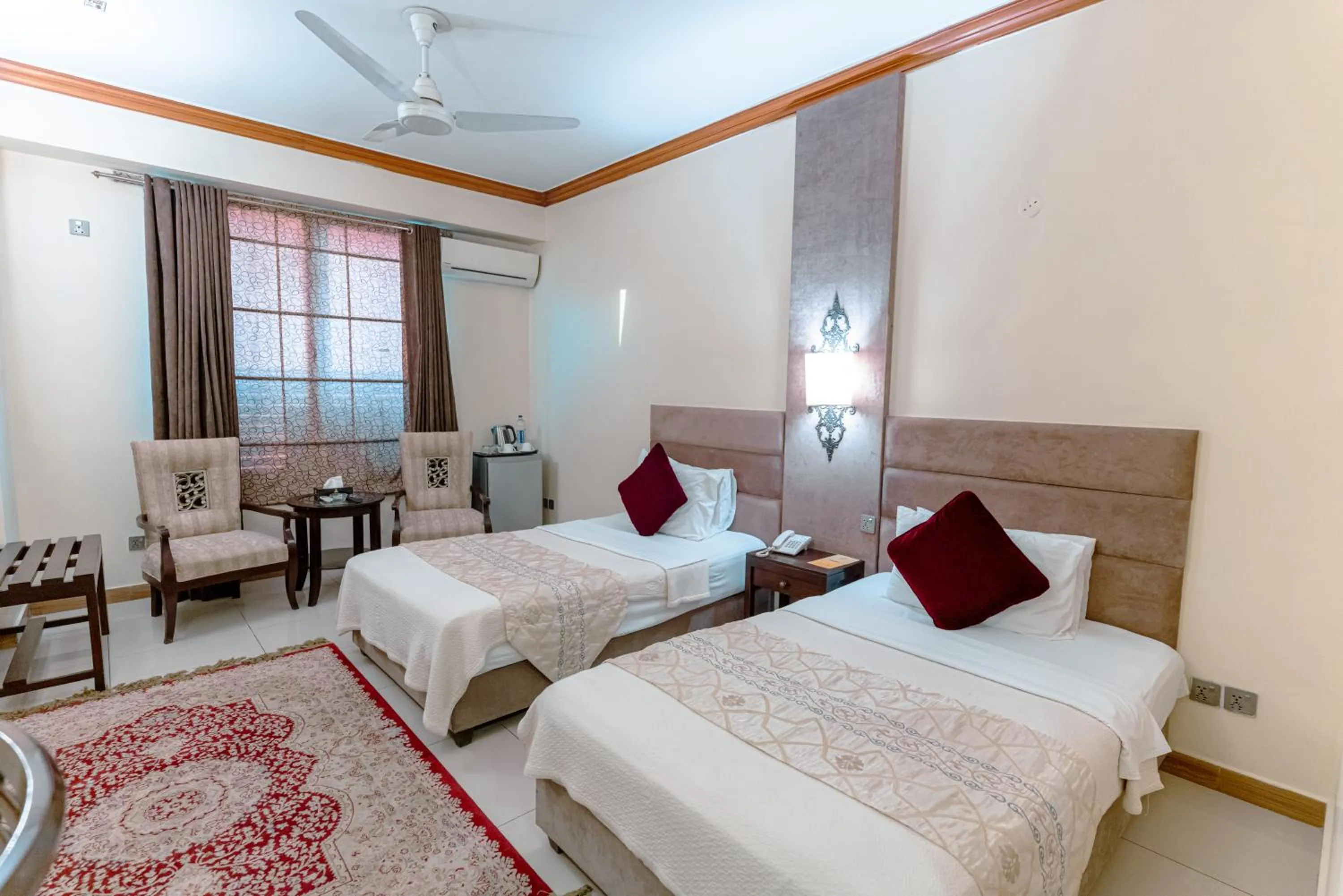 Bed in Shelton's Rezidor Peshawar