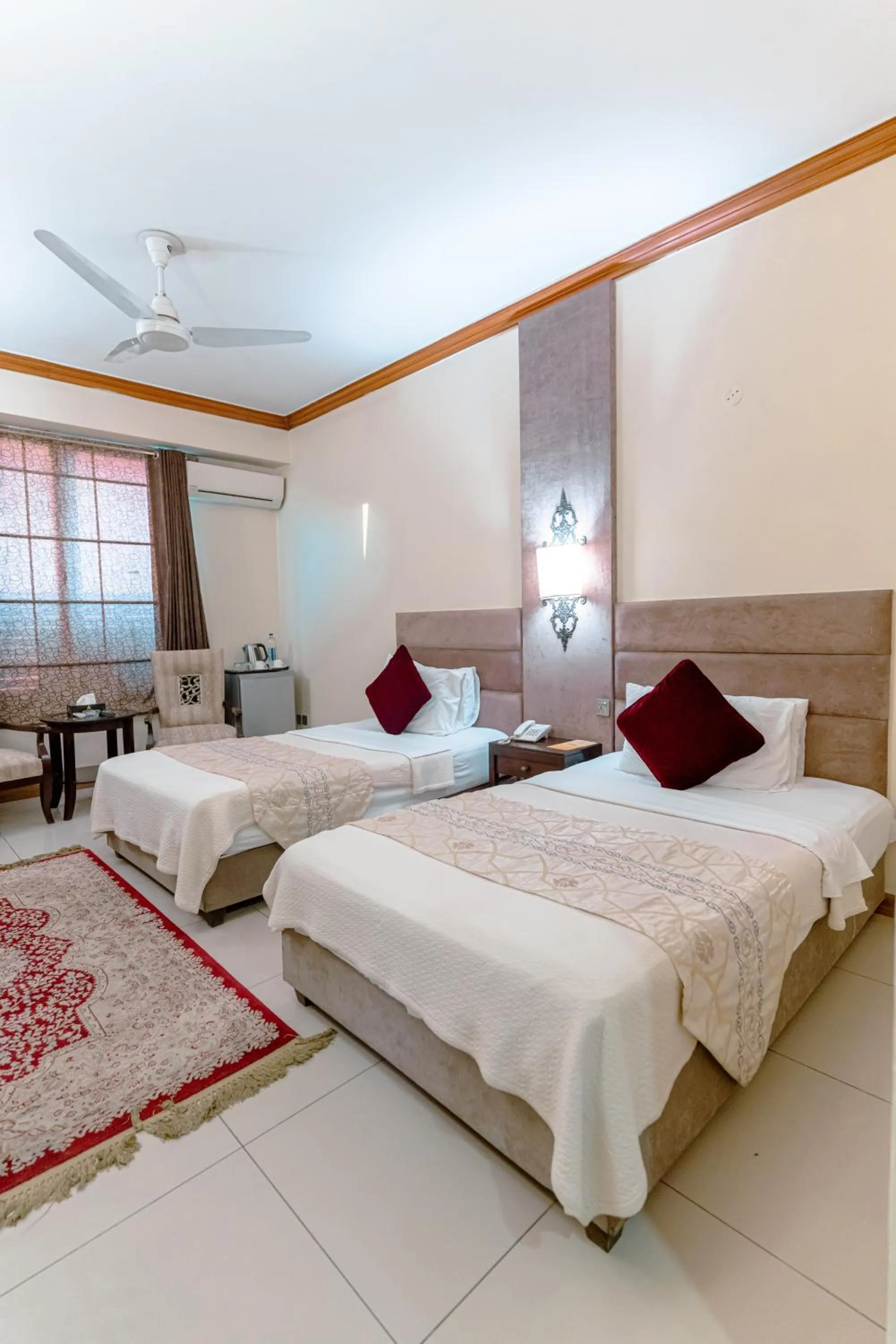 Bed in Shelton's Rezidor Peshawar