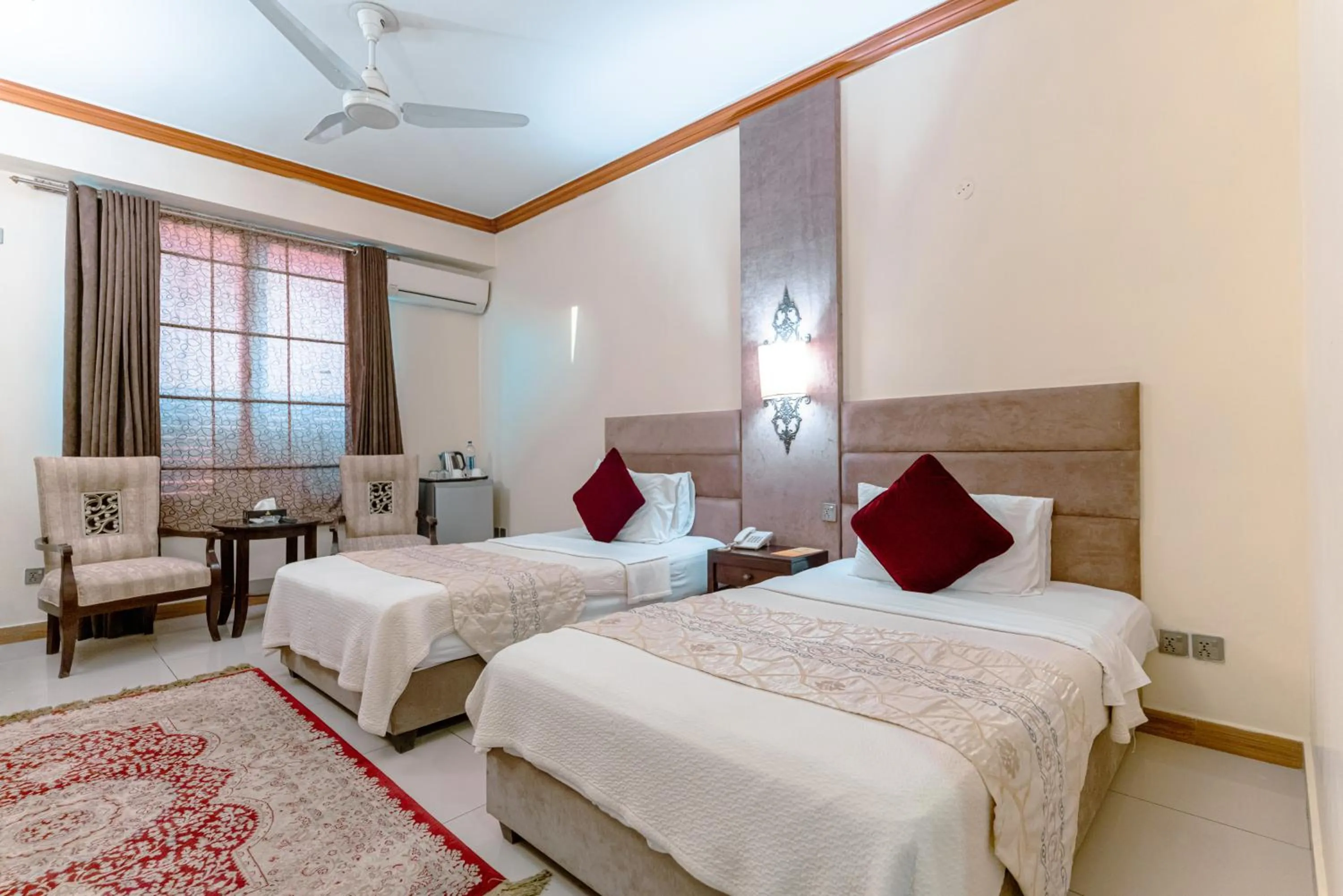 Bed in Shelton's Rezidor Peshawar