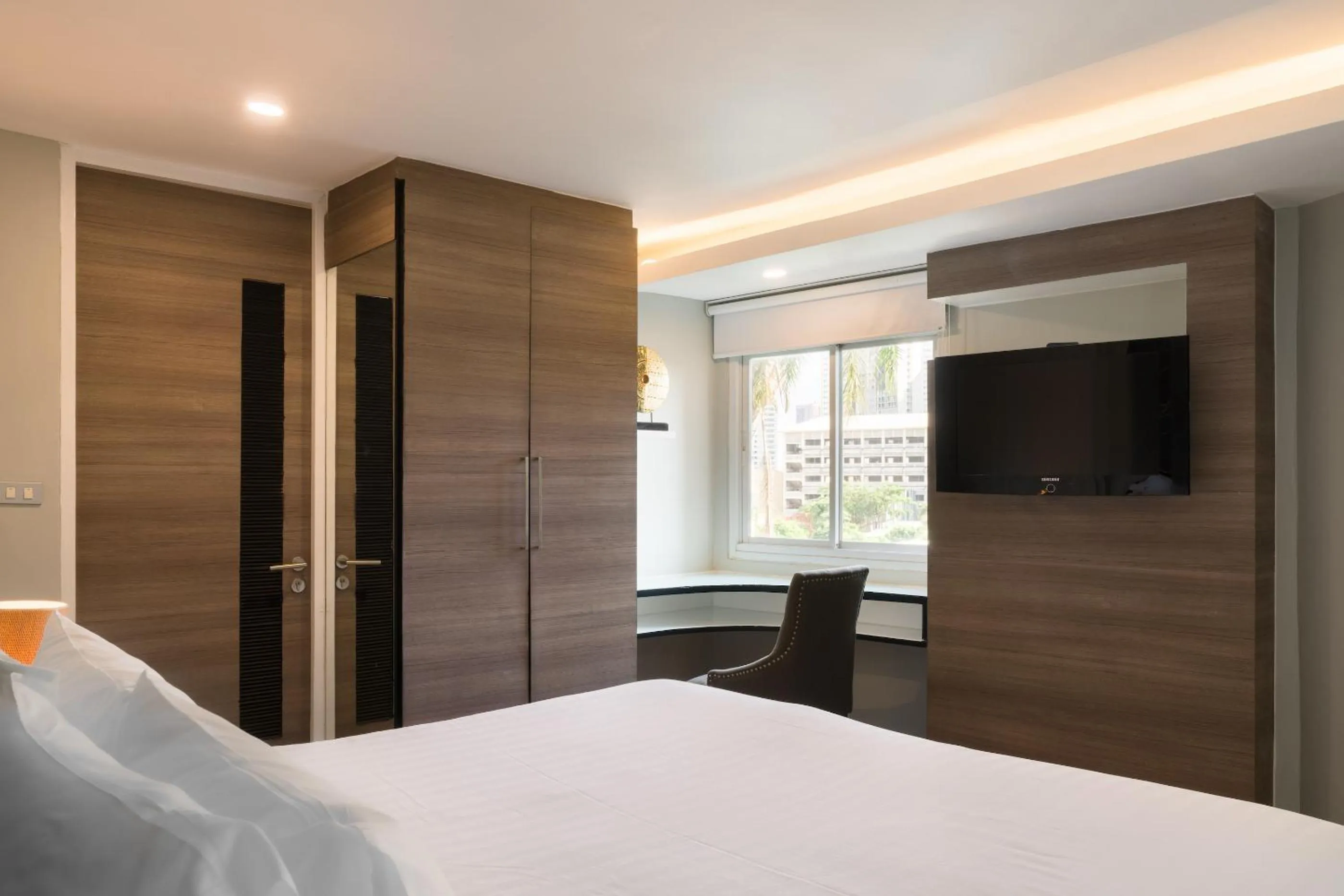 Bed in Aspira Suites Sukhumvit 20