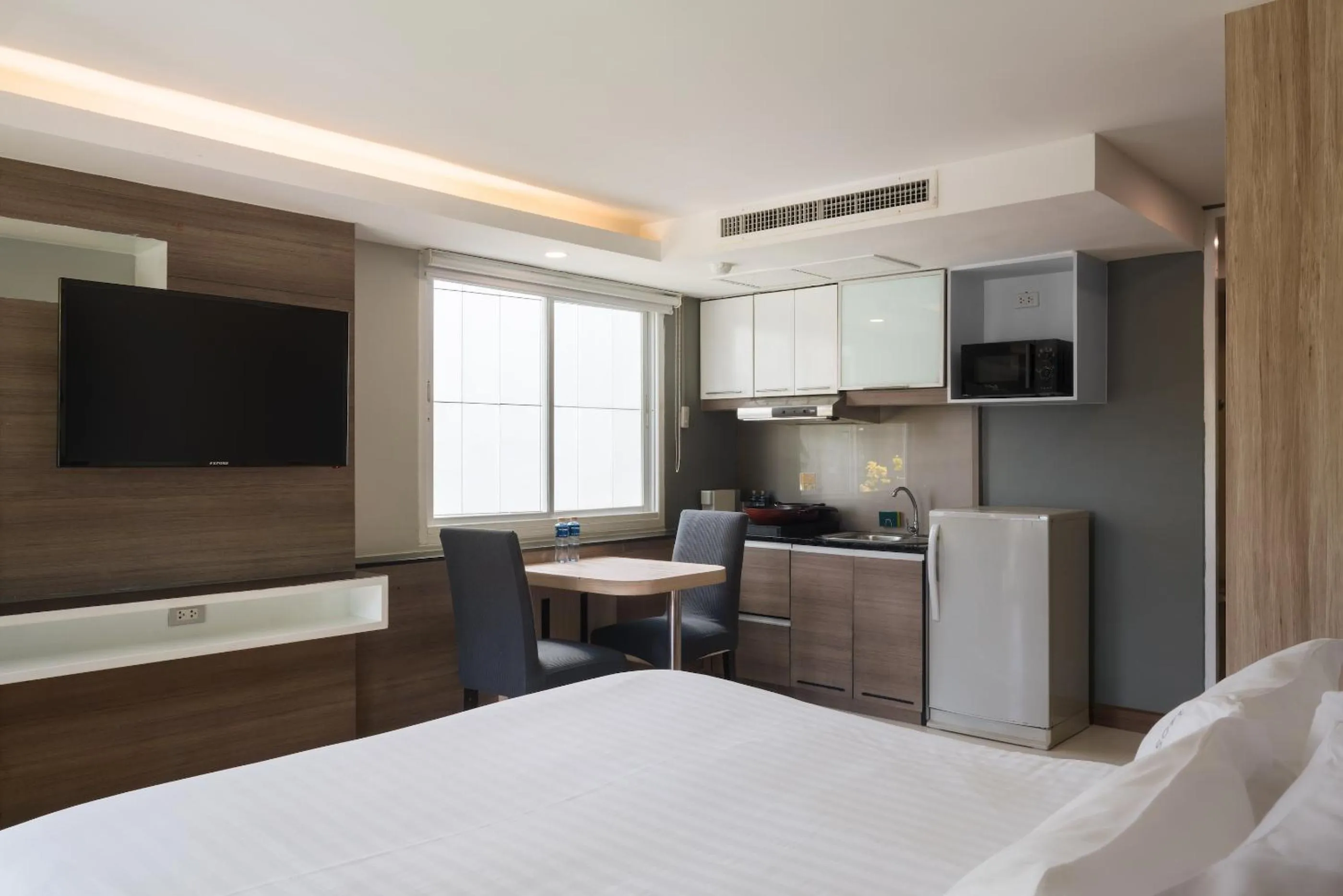 Bed in Aspira Suites Sukhumvit 20