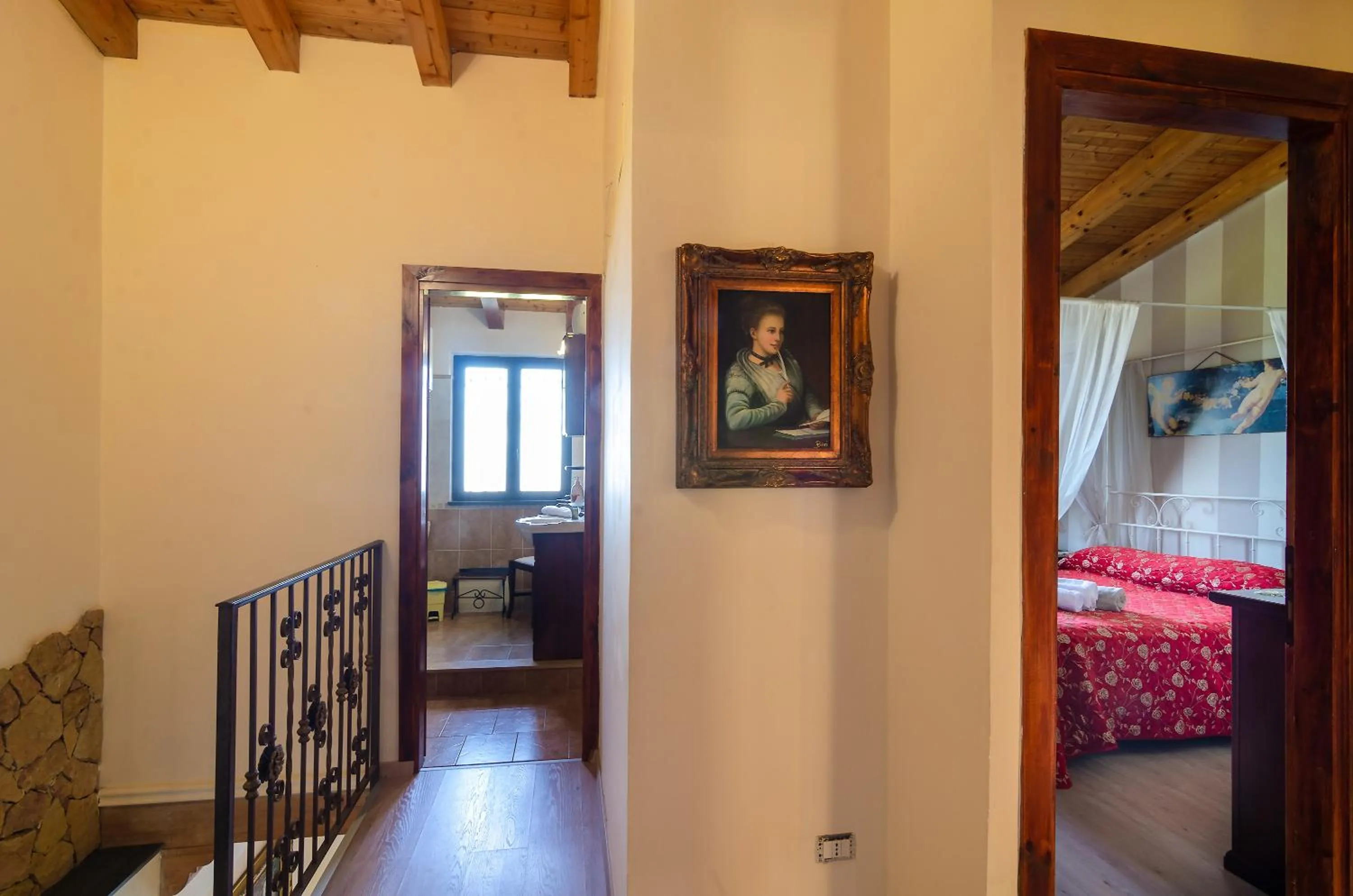 Bed in La Vecchia Torre - Villa panoramica in Collina