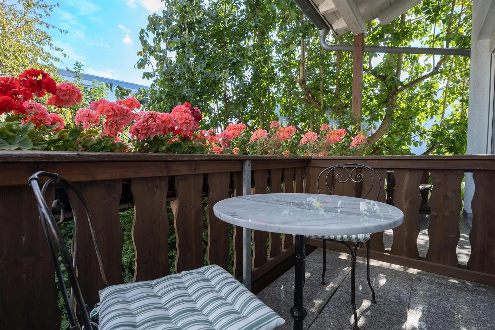 Patio in Hotel Sonne