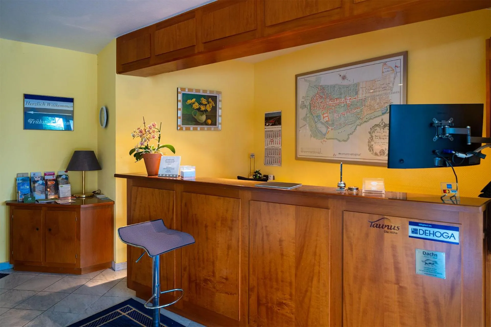 Lobby or reception in Hotel Sonne