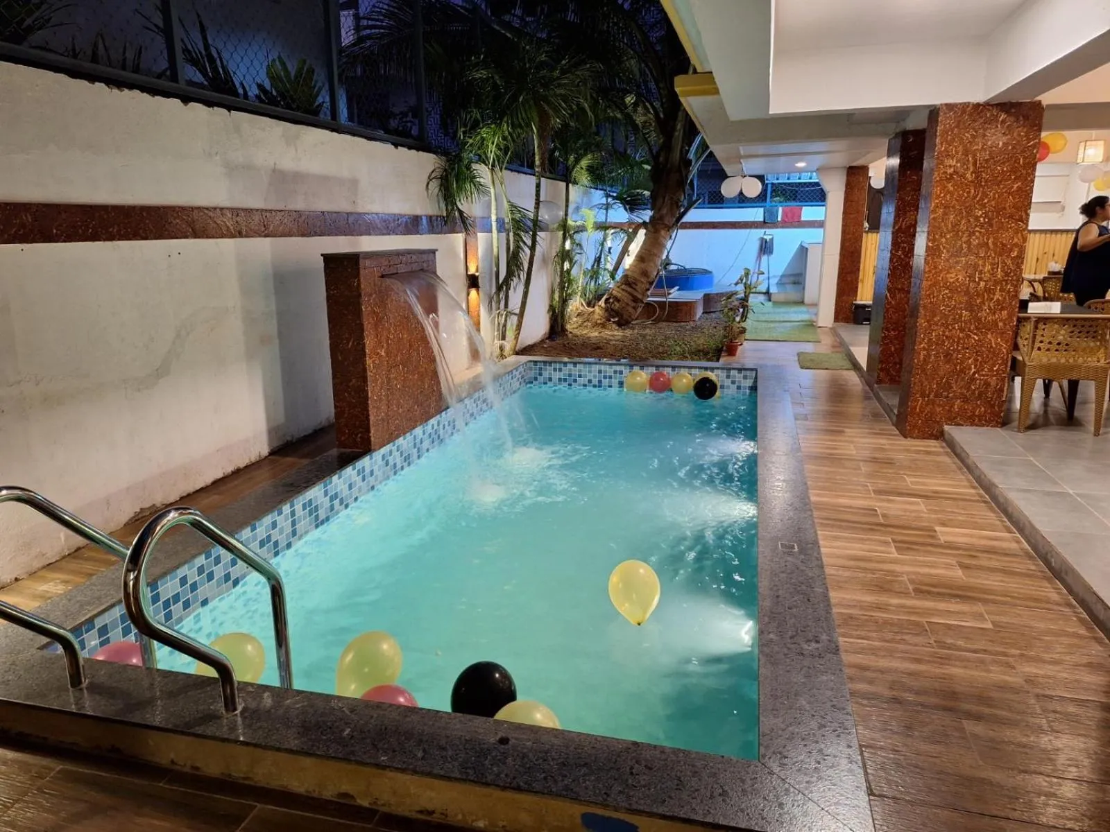 Swimming pool in Q lite Calangute