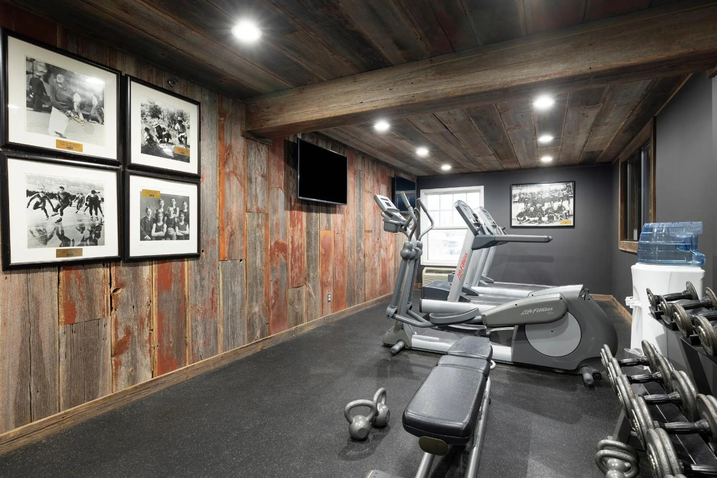 Fitness centre/facilities in Redwood Lodge