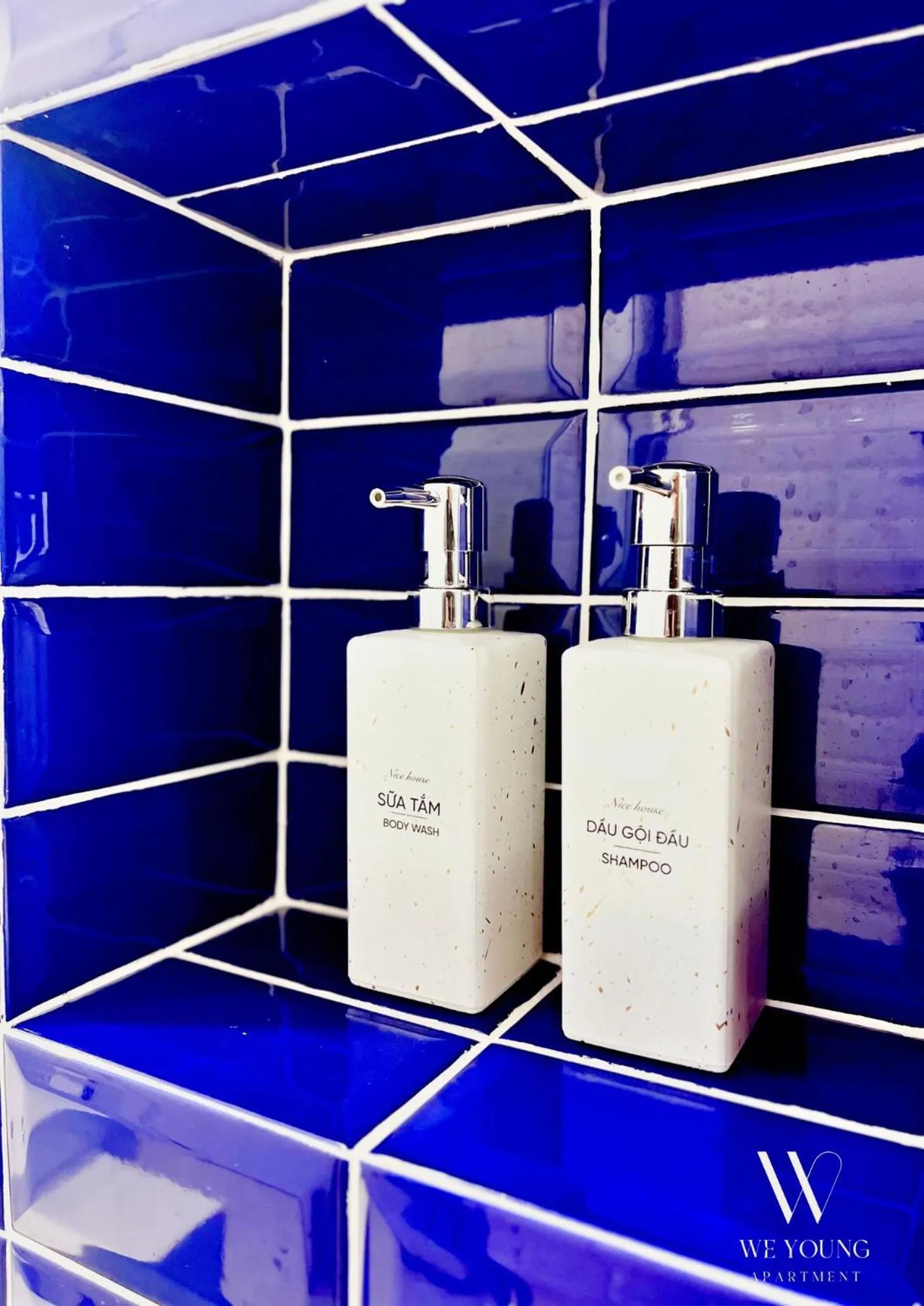 Shower in We Young Apartments by HOFs - Fireworks & Ocean view