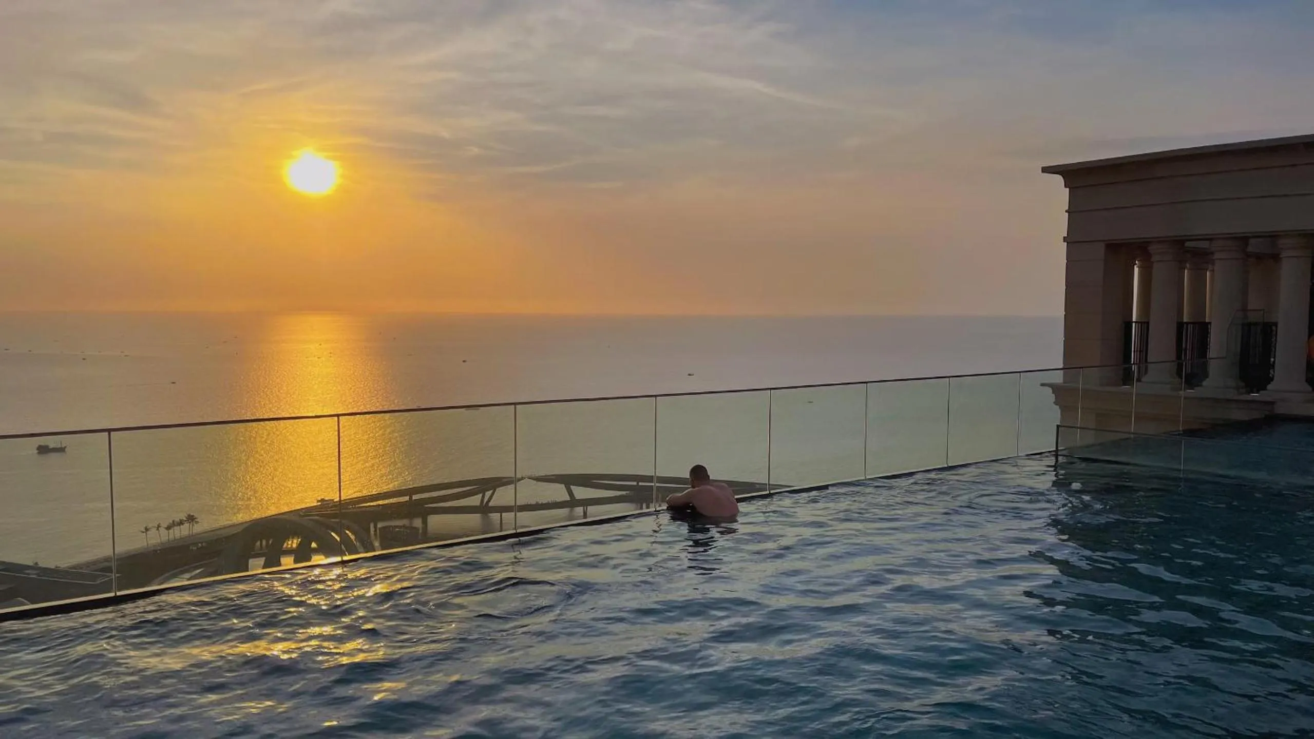 Swimming pool in We Young Apartments by HOFs - Fireworks & Ocean view