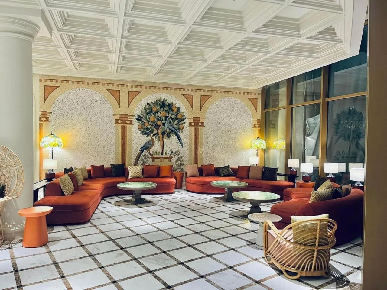 Seating area in We Young Apartments by HOFs - Fireworks & Ocean view