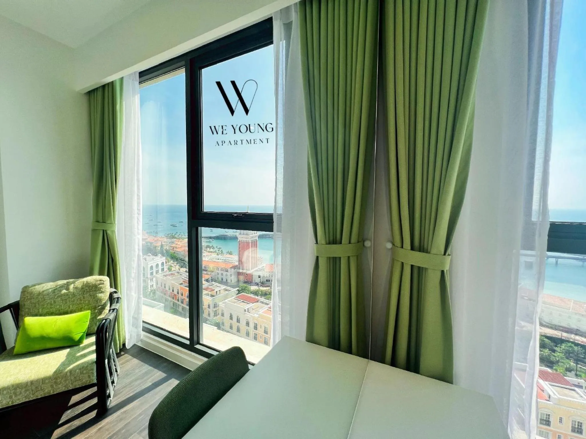 Natural landscape, Bed in We Young Apartments by HOFs - Fireworks & Ocean view