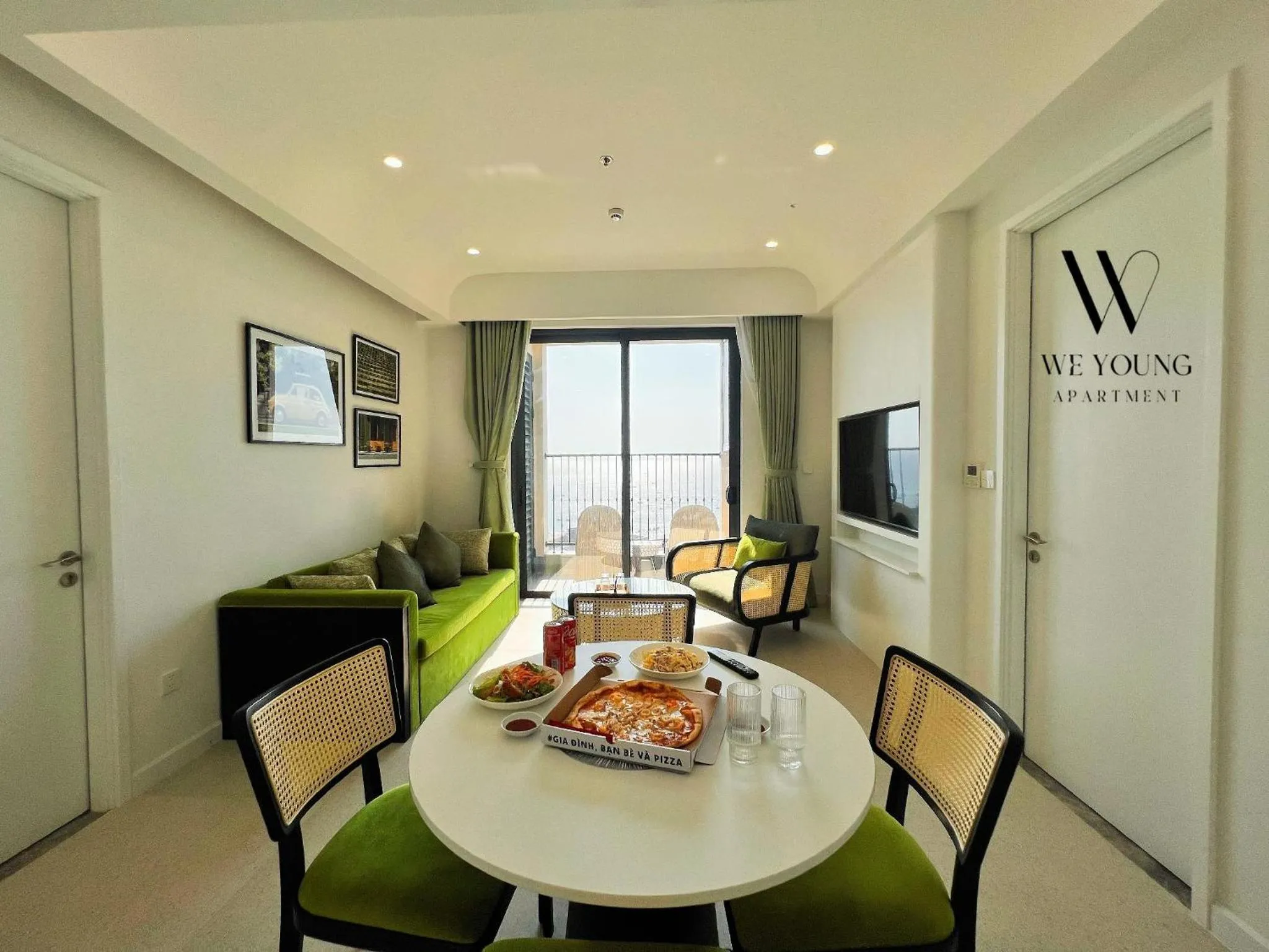 Living room in We Young Apartments by HOFs - Fireworks & Ocean view