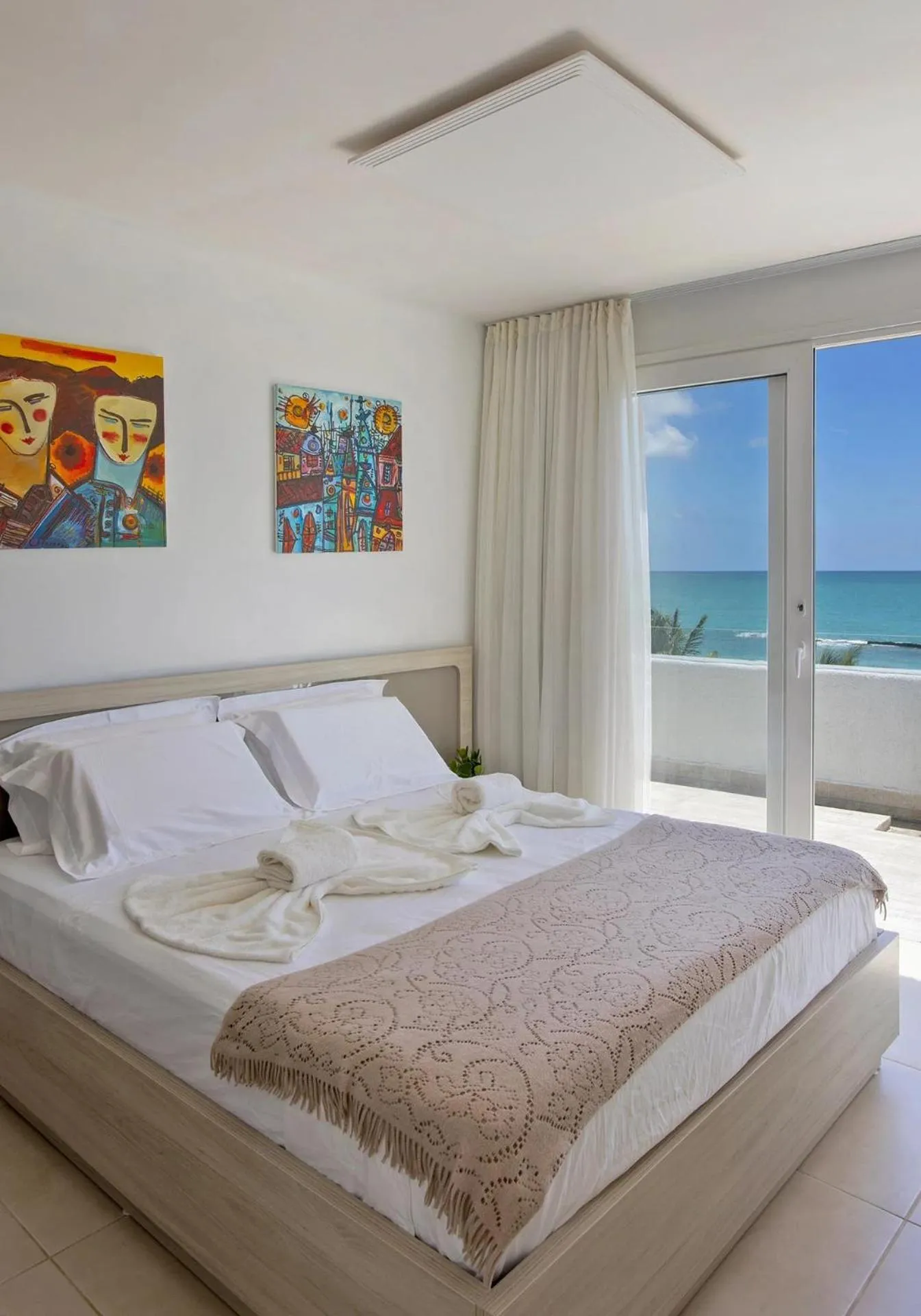 Bed in ApartHotel Praia dos Carneiros