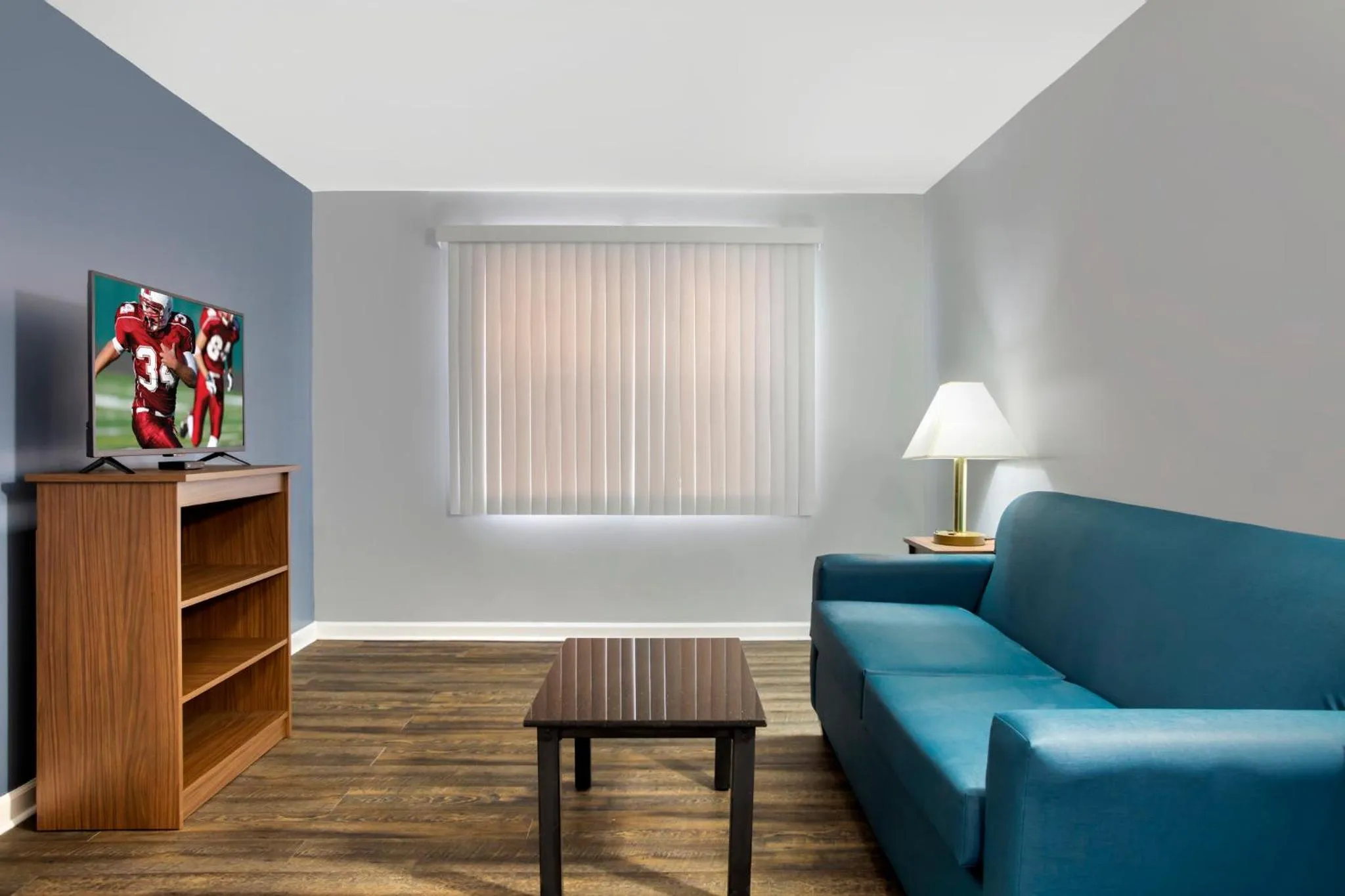 Photo of the whole room in HomeTowne Studios by Red Roof Huntsville - Madison